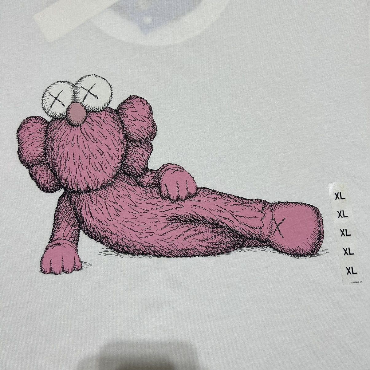Kaws × Uniqlo KAWS x Uniqlo TShirt Men’s Size XL Companion White Pink NEW Size US XL / EU 56 / 4 - 13 Thumbnail
