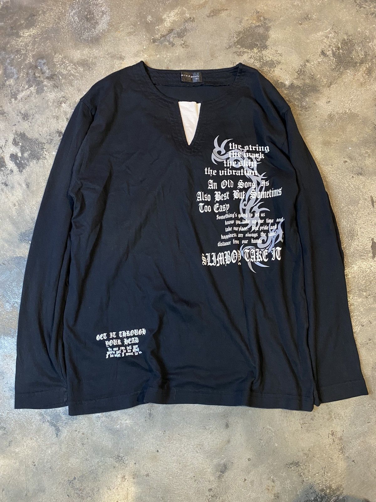 Beauty Beast × If Six Was Nine × Japanese Brand 💥BINDINGOFFER💥japanese brand longsleeve poem ifsxstyle Size US M / EU 48-50 / 2 - 1 Thumbnail