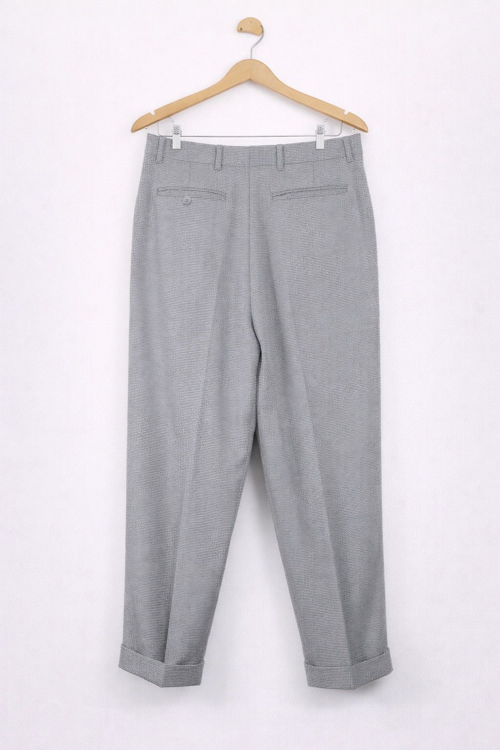 Yohji Yamamoto Y’s by Yohji Yamamoto Grey Wool Trousers Tailored Pants Size US 28 / EU 44 - 2 Thumbnail