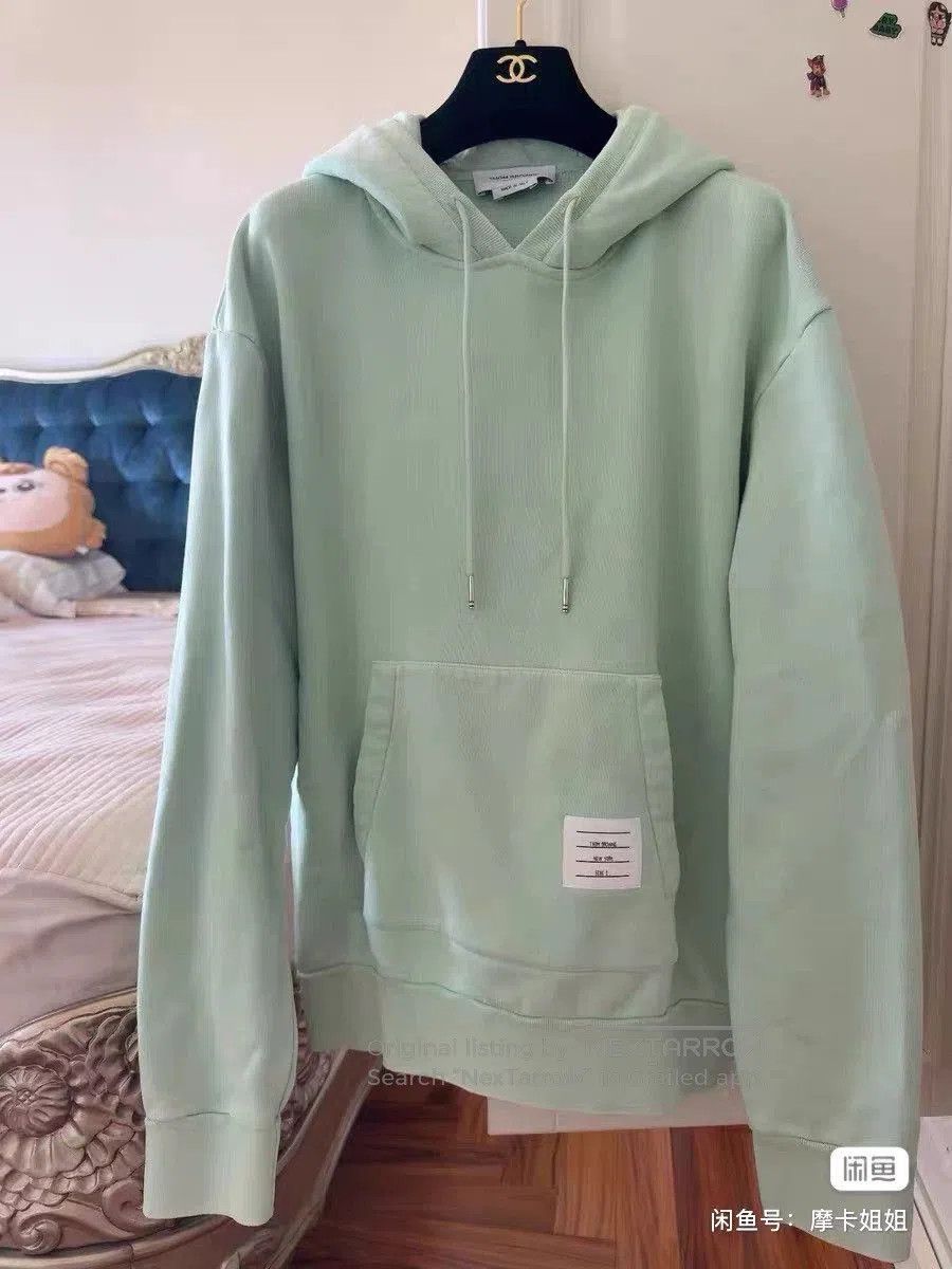 Thom Browne Thom Browne Hooded Sweatshirt Jacket. Size US S / EU 44-46 / 1 - 1 Thumbnail