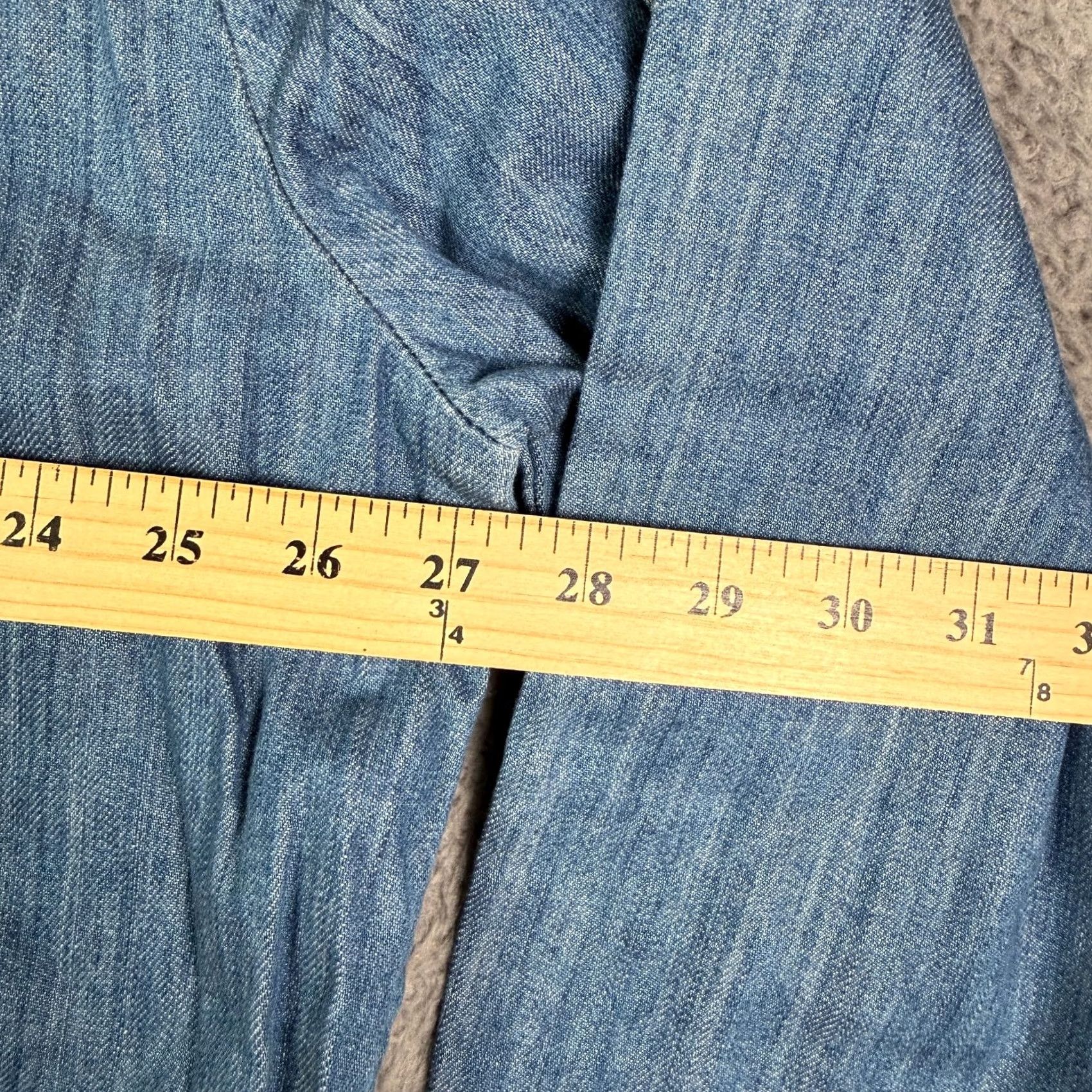 Todd Snyder Todd Snyder Denim Club Jacket Mens 2XL Blue Jean Full Zip Bomber Jacket Size US 39 - 6 Thumbnail