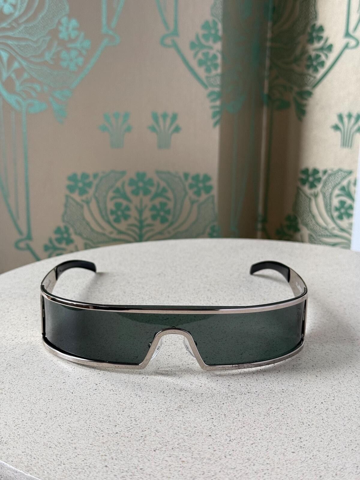 Dior 2003 Dior Punk Sunglasses John Galliano Runway Shield Mask Size ONE SIZE - 5 Thumbnail