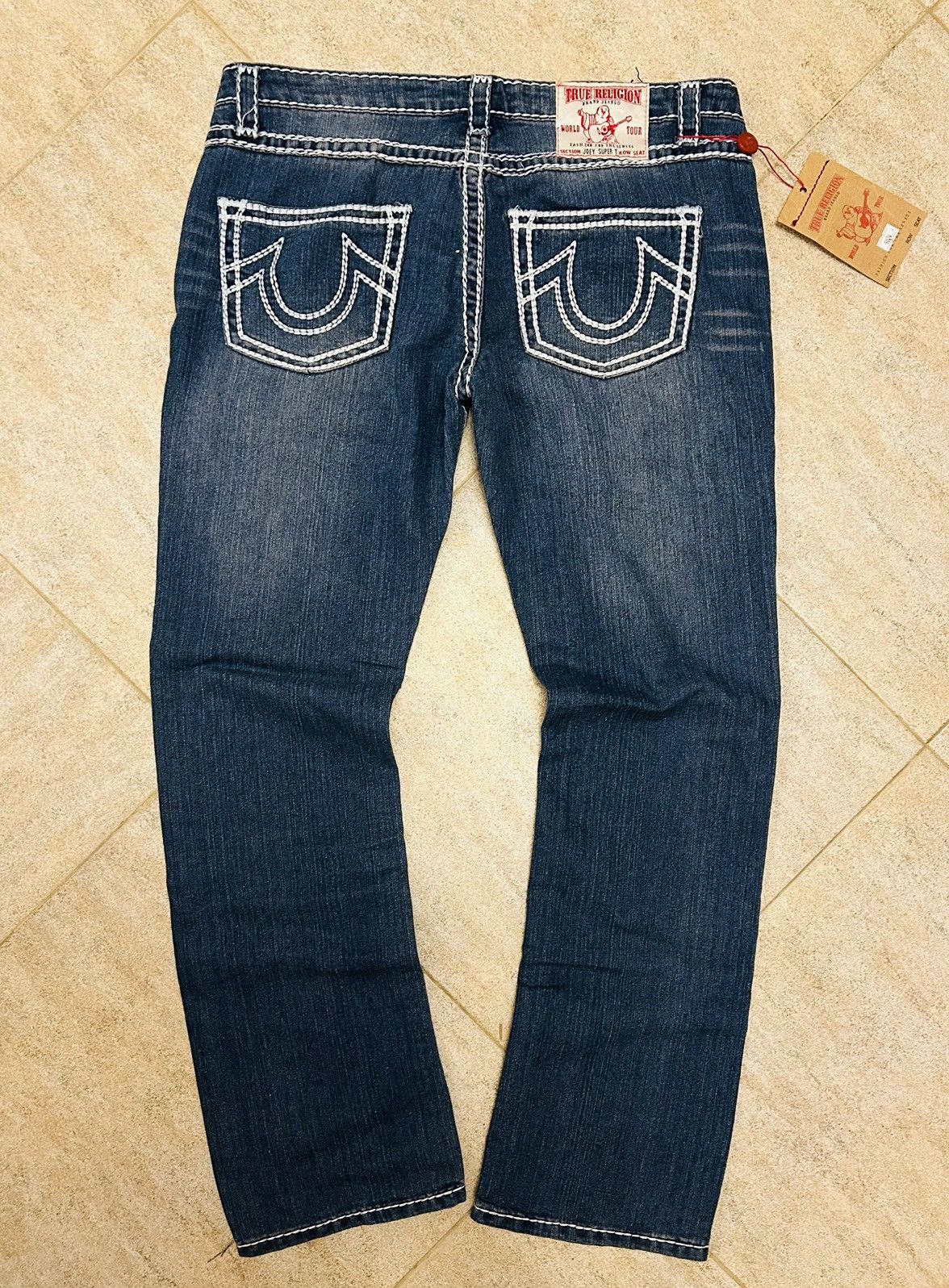 image of True Religion Billy Big T Jeans in Navy, Men's (Size 32)