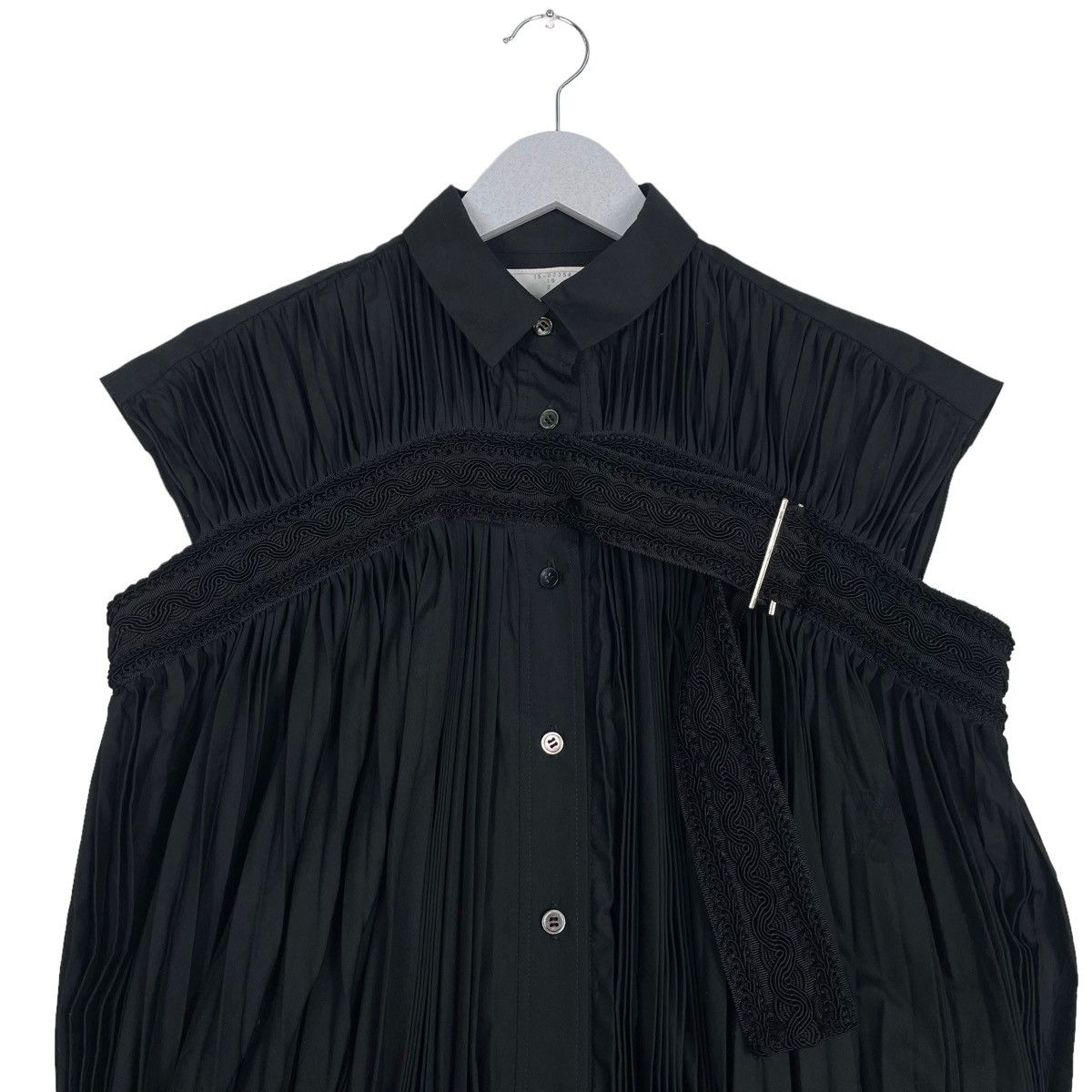 Sacai 💥SS2015 SACAI PLEATED BONDAGE SHIRT TOGA MAME Size M / US 6-8 / IT 42-44 - 7 Thumbnail