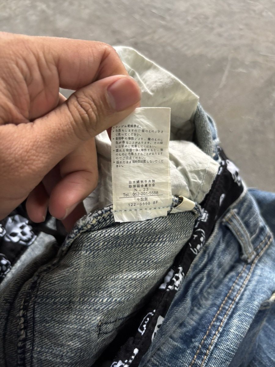 Hysteric Glamour CRAZY DOUBLE WAIST JAPANESE BRAND SKULL DISTRESSED DENIM Size US 28 / EU 44 - 6 Thumbnail