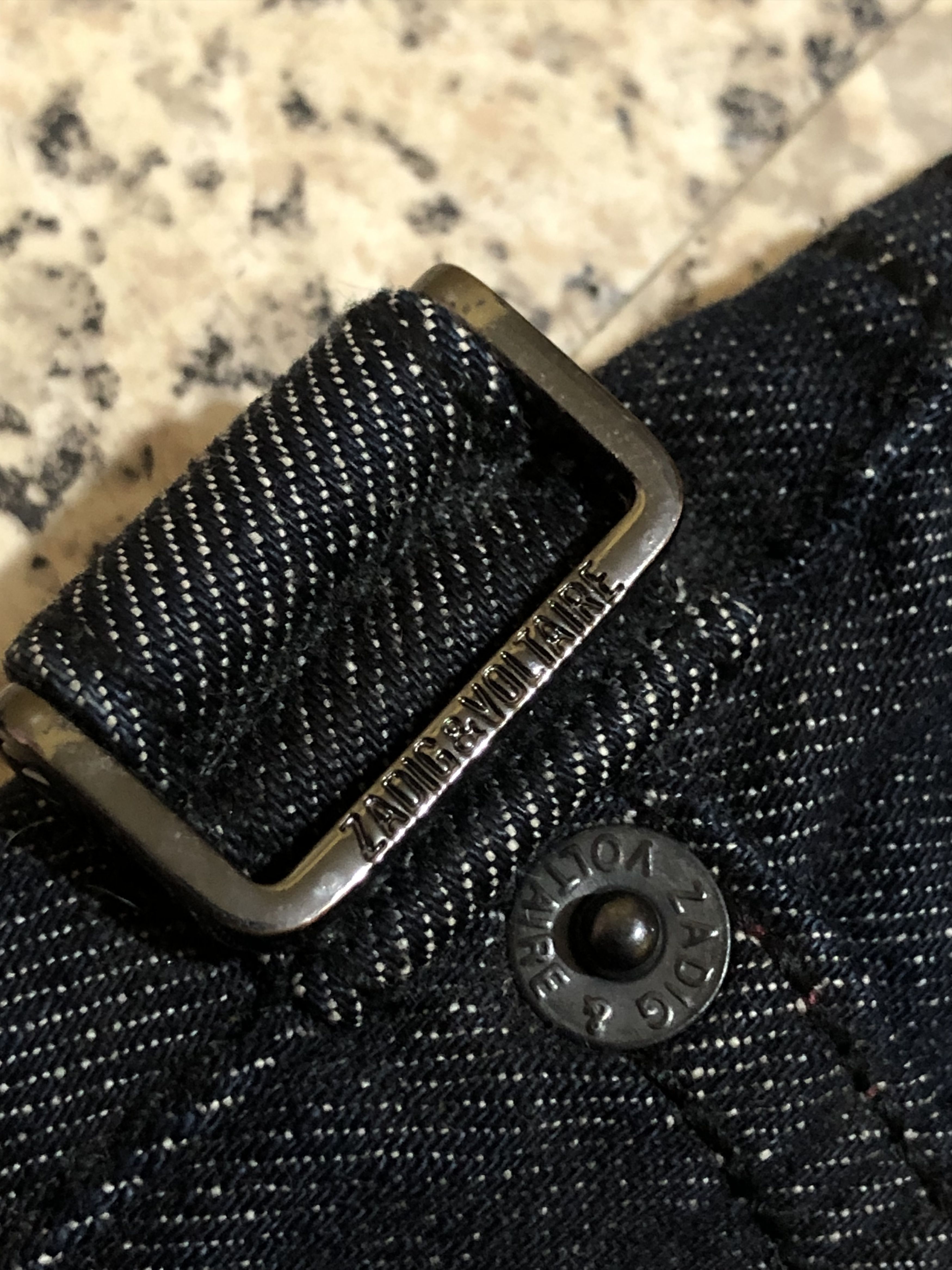 Zadig & Voltaire Zadig & Voltaire "Darkside" Stretch Denim Size 29" - 10 Thumbnail
