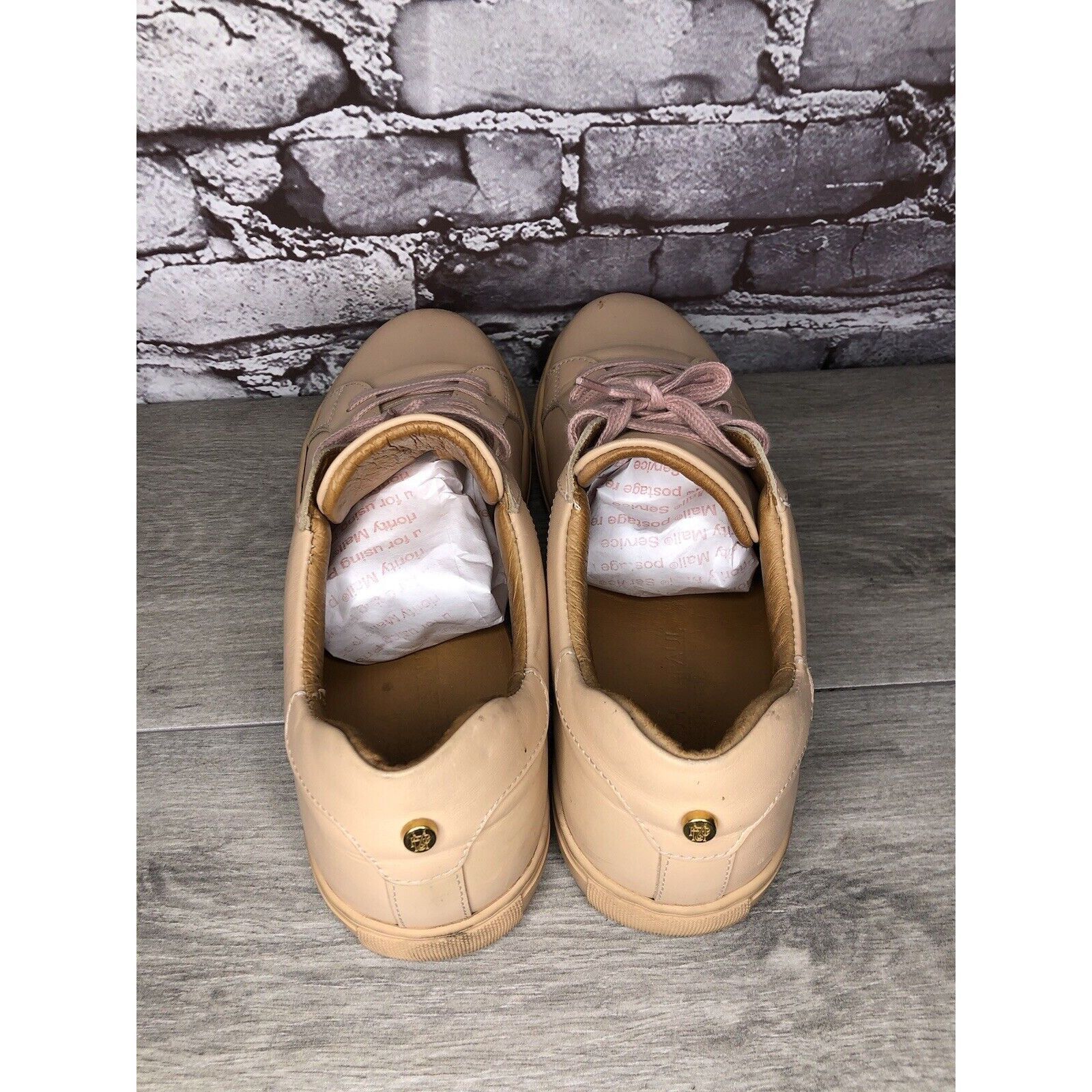 Other Romero And Mcpaul Dusty Pink Leather Lace Up Portugal Shoes Size US 12 / EU 45 - 5 Thumbnail