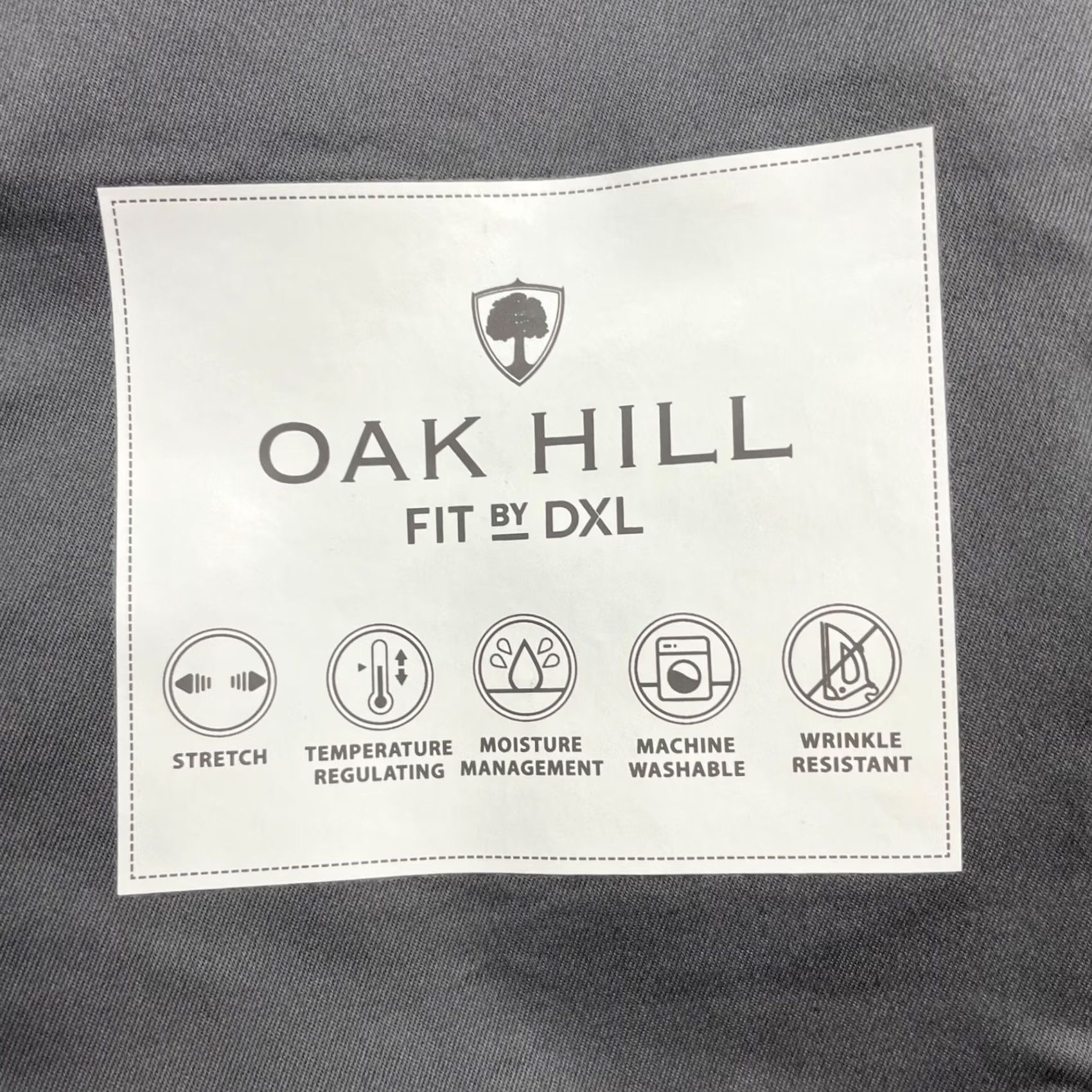 Vintage Oak Hill Men’s FIT By DXL Performance Blazer 2-Button Gray 3XLT / 54L 56L Big & Tall Regular Blazer Mens Gray Jacket Size 48R - 5 Thumbnail