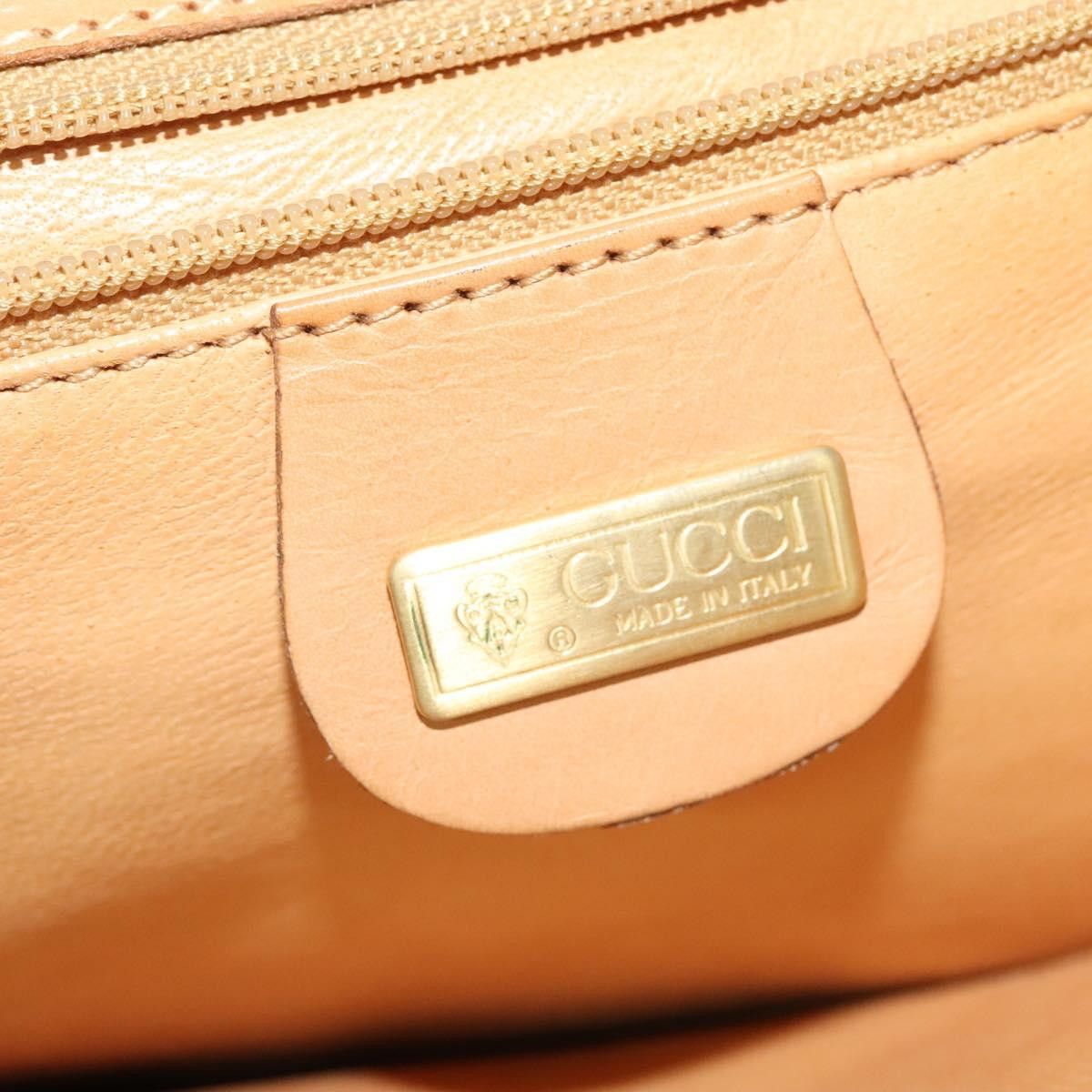 Gucci GUCCI Shoulder Bag Leather Beige Gold Size ONE SIZE - 16 Thumbnail
