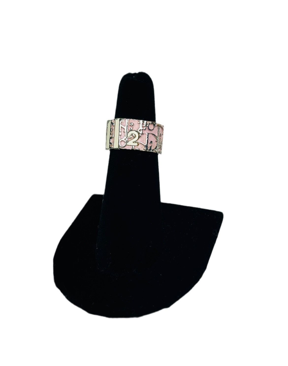 Dior Dior Pink Trotter 2 Ring Size 5 Size ONE SIZE - 1 Thumbnail