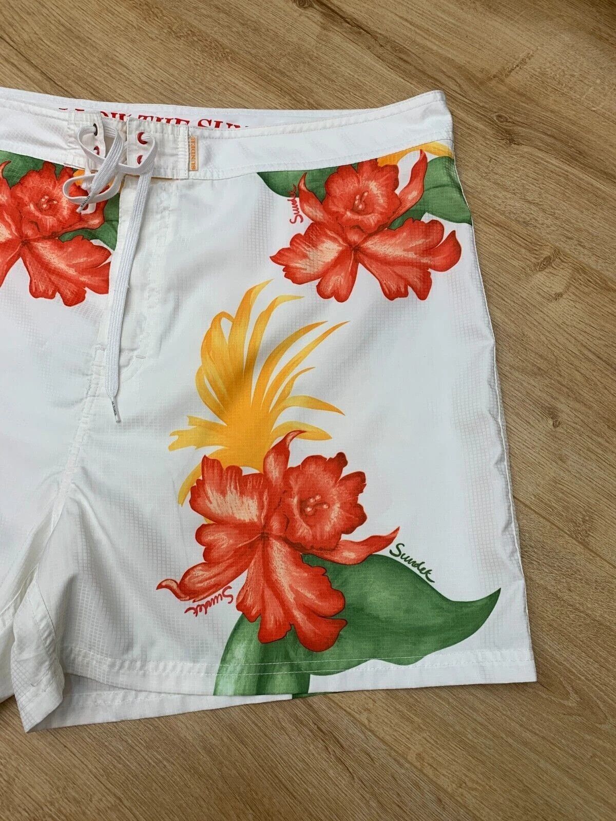 Sundek Sundek 42 Floral Beach Board Shorts Swim Trunks Size 42 2XL Size US 42 / EU 58 - 13 Thumbnail