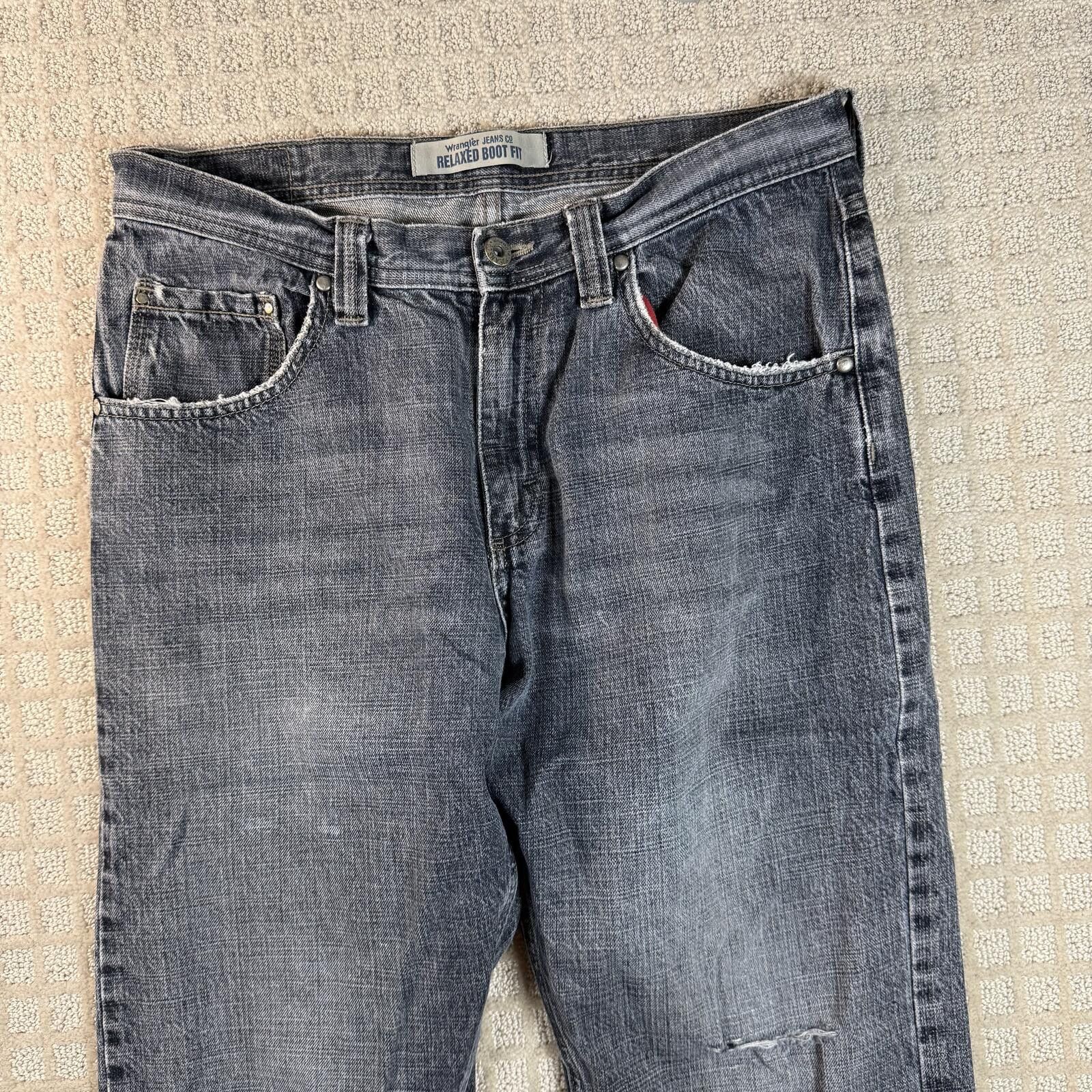 Wrangler Wrangler Relaxed Boot Fit Jeans 34x30 Faded Wash Size US 34 / EU 50 - 2 Thumbnail