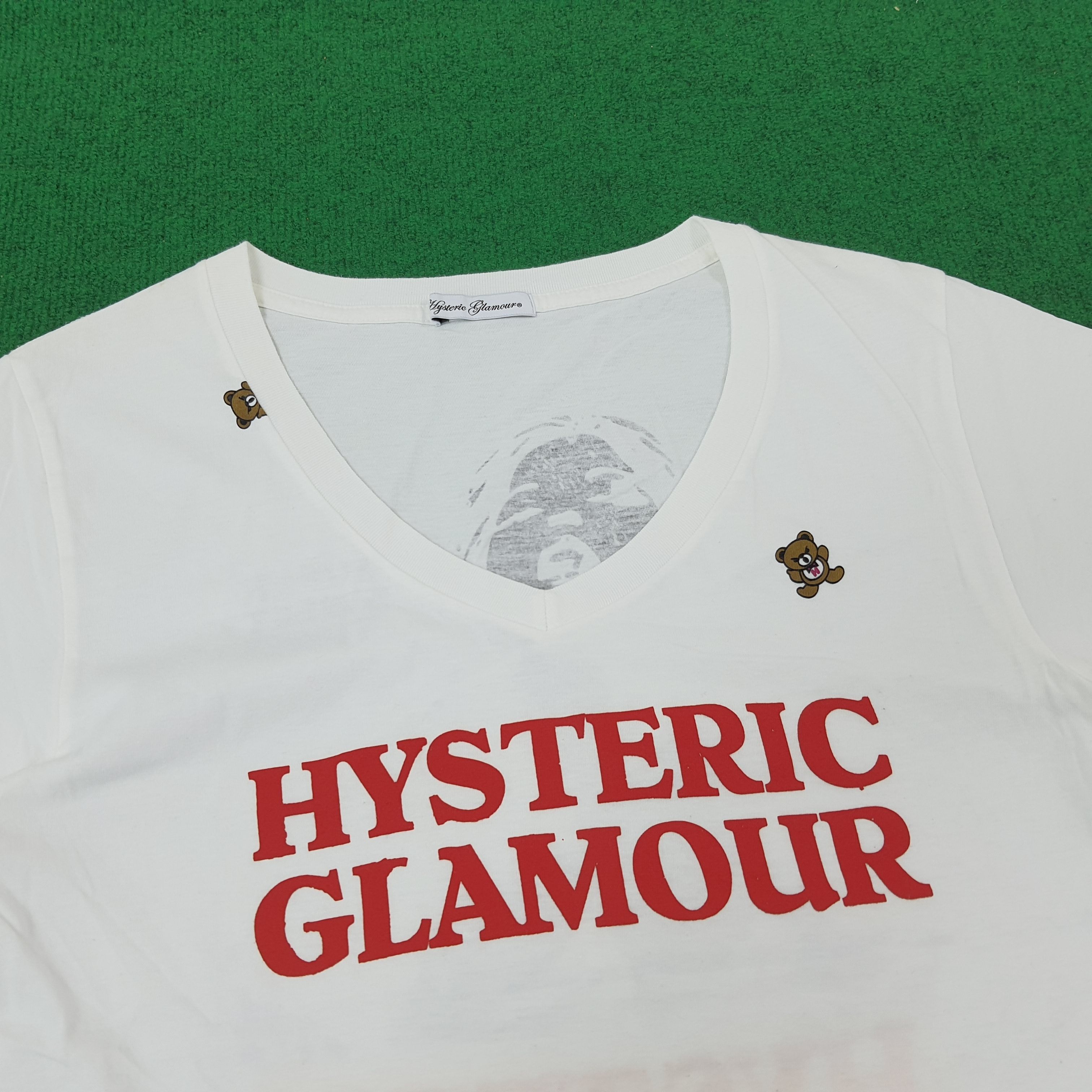 Hysteric Glamour × Japanese Brand × Vintage Vintage Hysteric Glamour Japan Custom Logo Tshirt C219N49 Size S / US 4 / IT 40 - 4 Thumbnail