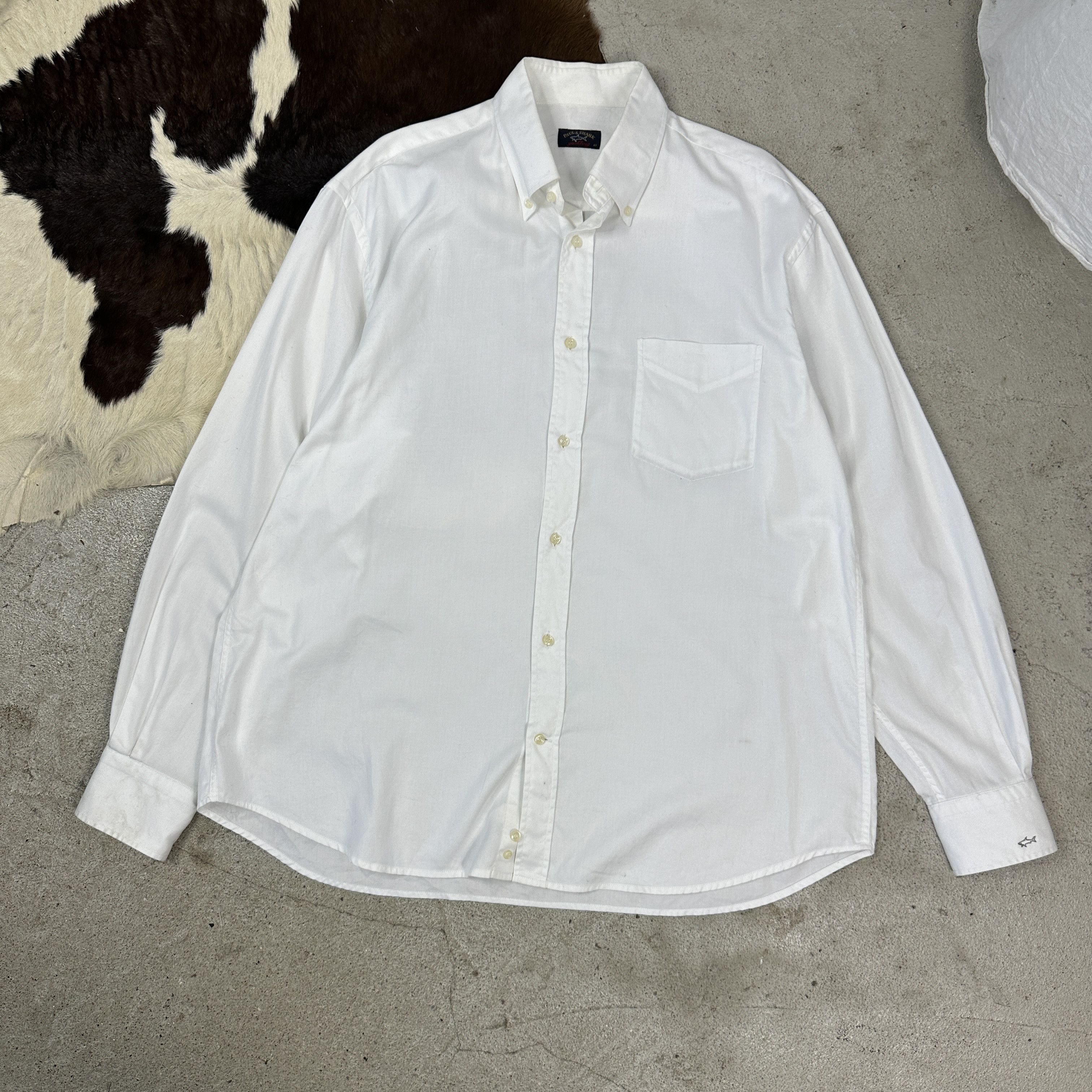 Paul & Shark × Vintage Paul&Shark Shirt Size US XL / EU 56 / 4 - 2 Thumbnail