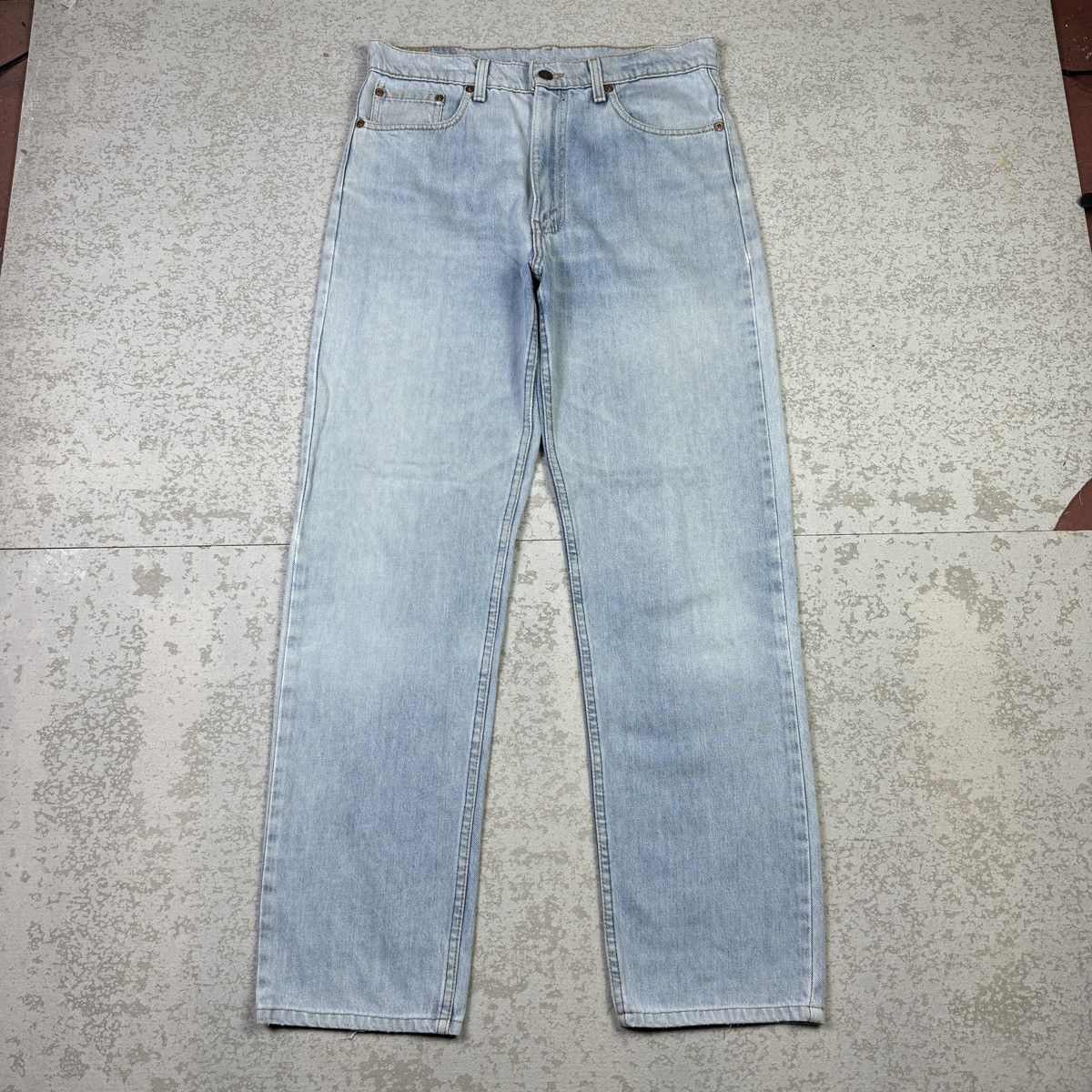 Levi's × Vintage 💥Vintage 90s Levis 510 Sick Blue Wash Denim Pant Size US 32 / EU 48 - 3 Thumbnail