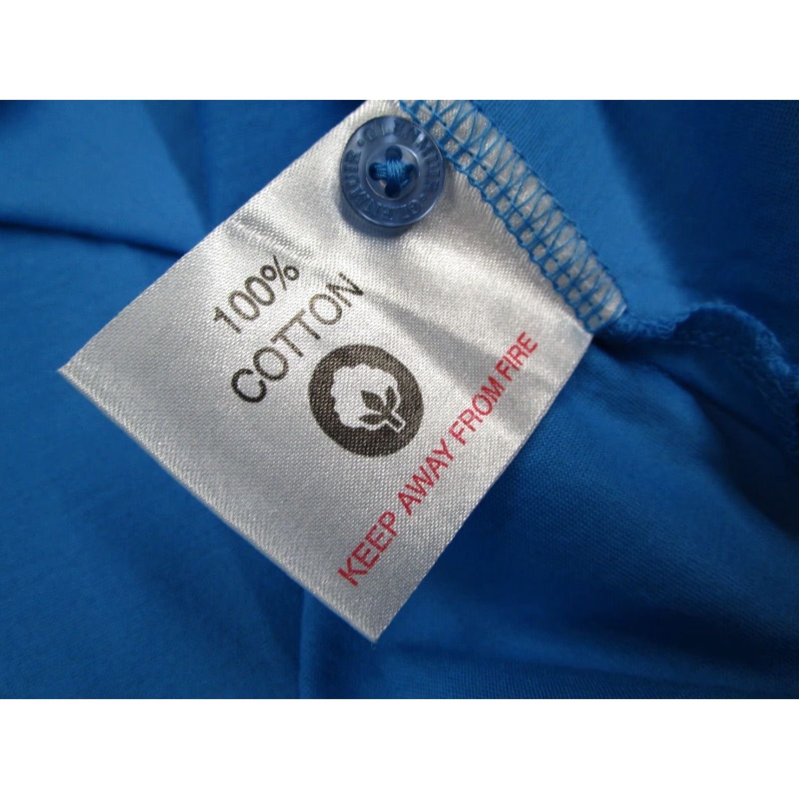 Vintage Glenmuir 1891 Polo Shirt Men Large Blue 2010 St Andrews Open Semper Nova Embroidered - Golf Size US L / EU 52-54 / 3 - 6 Thumbnail