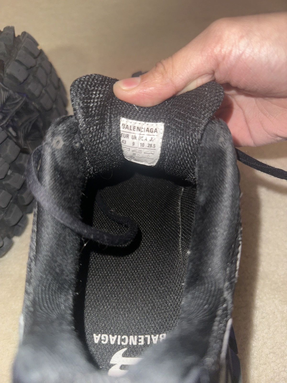 Balenciaga Black Balenciaga Defenders/Bouncers Size US 10 / EU 43 - 5 Thumbnail