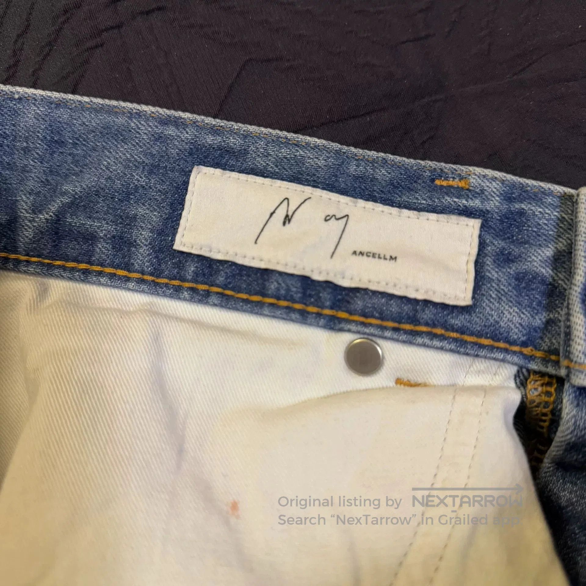 Vintage Distressed Selvedge Denim Pants. Size US 32 / EU 48 - 8 Thumbnail