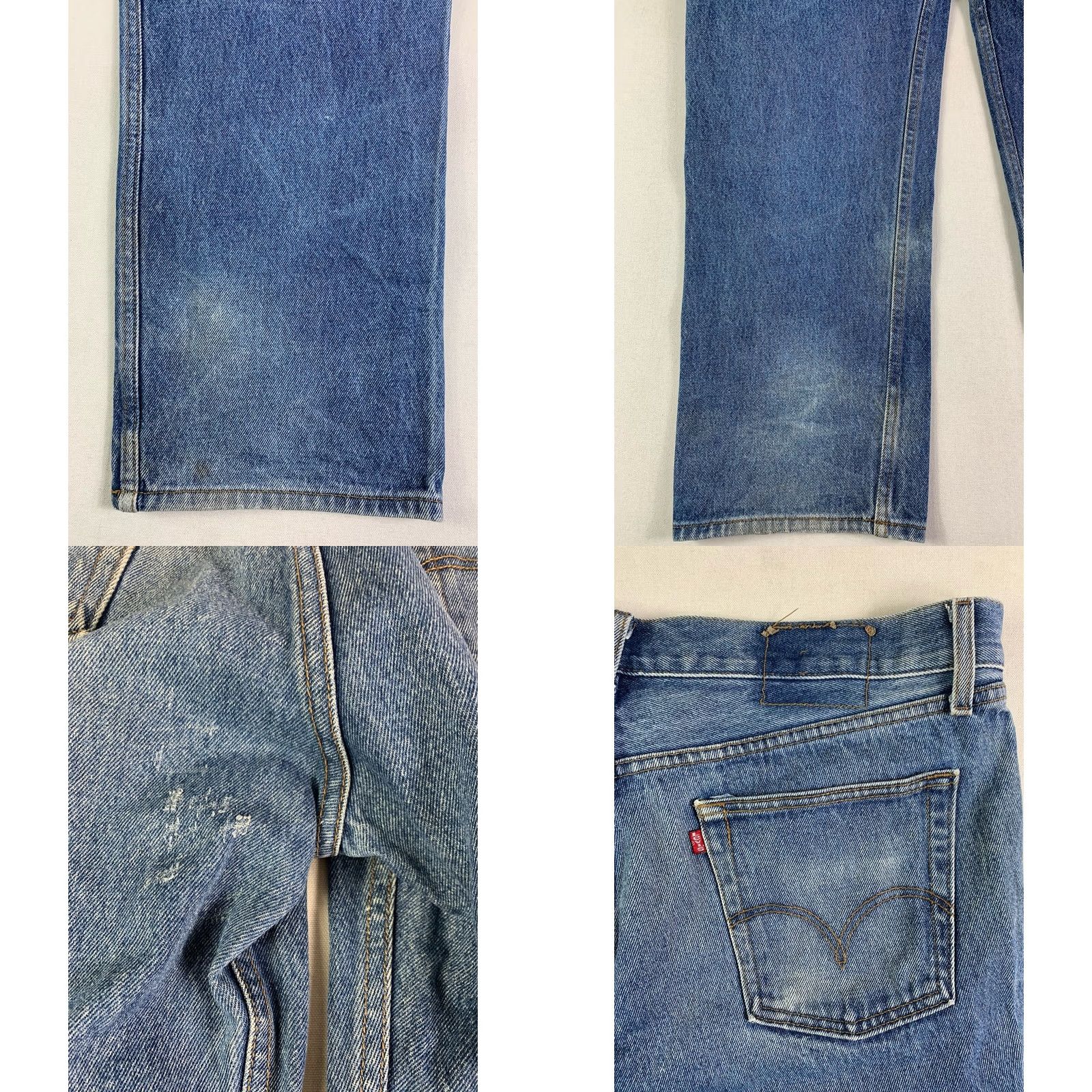 Levi's VINTAGE Levi's 501 Jeans Mens Regular 38x30 Blue Button Fly USA 2002 Denim 5-Pocket Straight Jeans Mens 90s USA Size US 38 / EU 54 - 8 Thumbnail