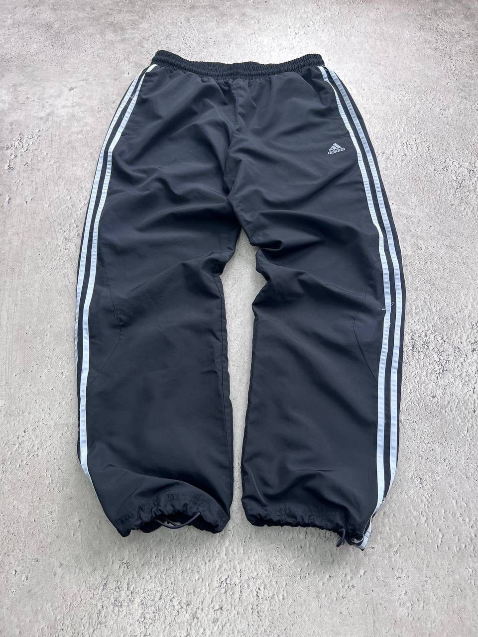 Adidas × Vintage Adidas Vintage Drill Y2K Adidas Drill Track Pants Nylon 90s Size US 32 / EU 48 - 4 Thumbnail