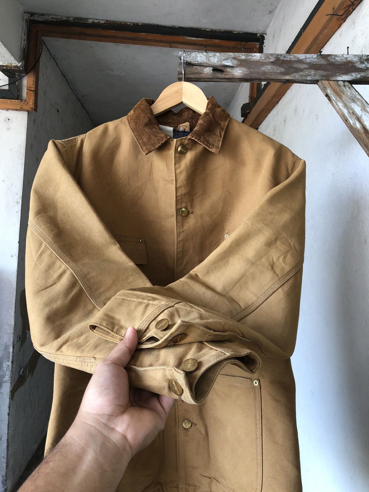 Carhartt Vintage 90s Carhartt Detroit Michigan Jacket Size US L / EU 52-54 / 3 - 8 Thumbnail