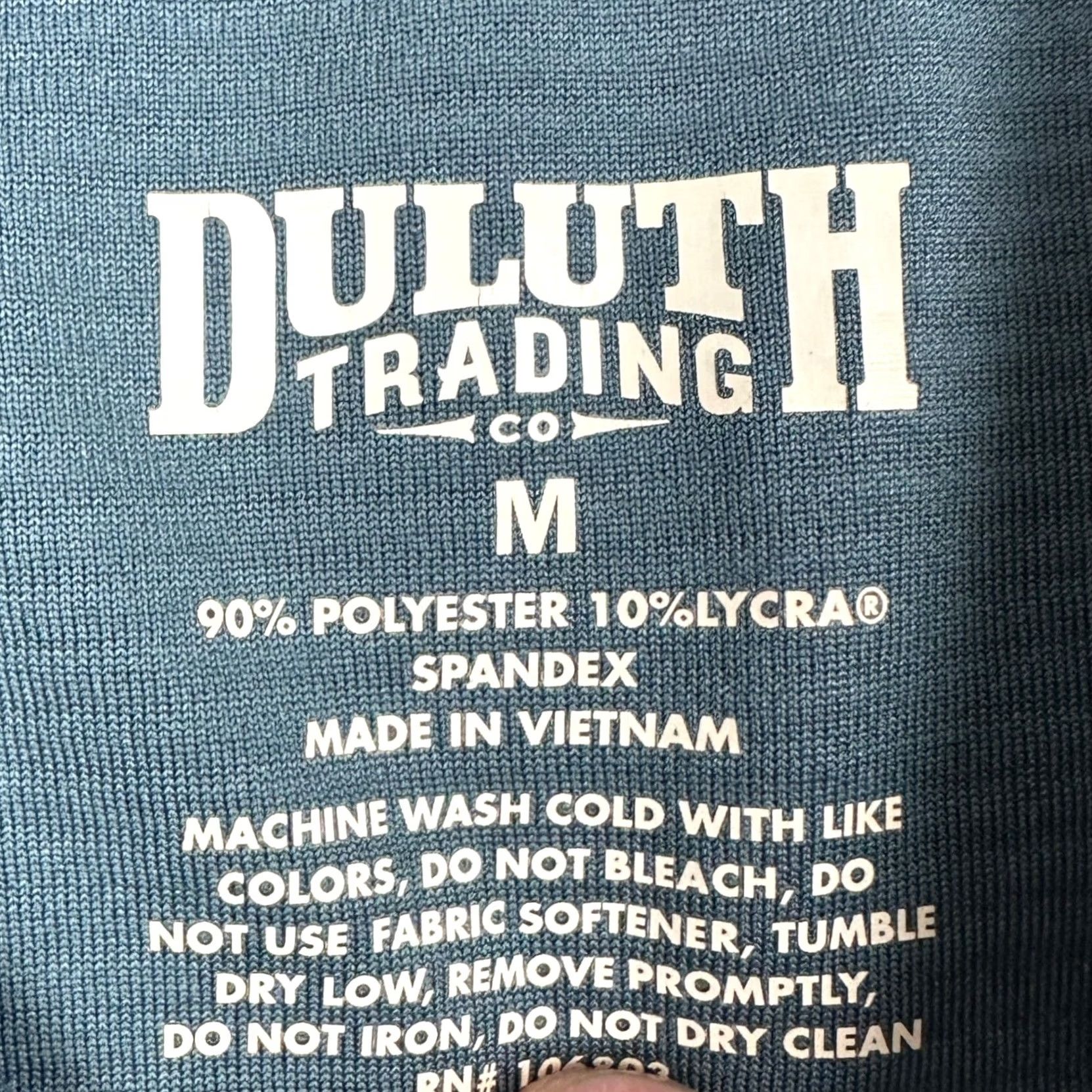 Duluth Trading Company Duluth Trading Co Men Sweatshirt Quarter Zip Blue Stretech Lightweight EUC XS? Size US M / EU 48-50 / 2 - 4 Thumbnail