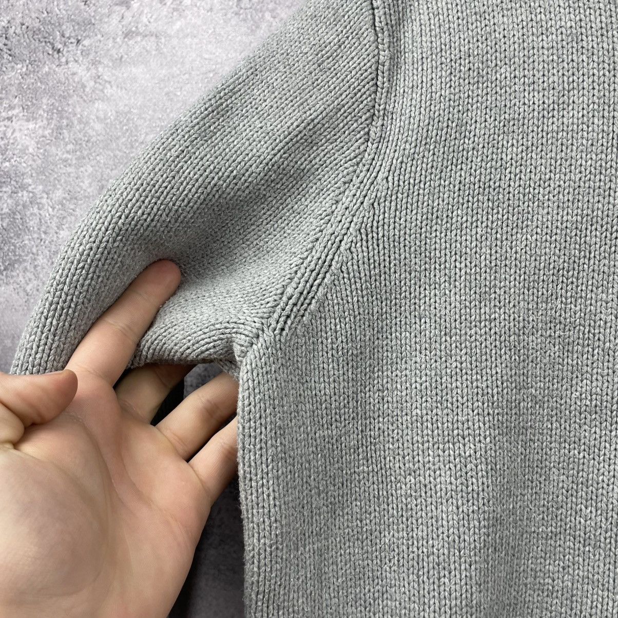 Polo Ralph Lauren Vintage Polo Ralph Lauren Sweater Gray Knit Cotton Size US M / EU 48-50 / 2 - 7 Thumbnail