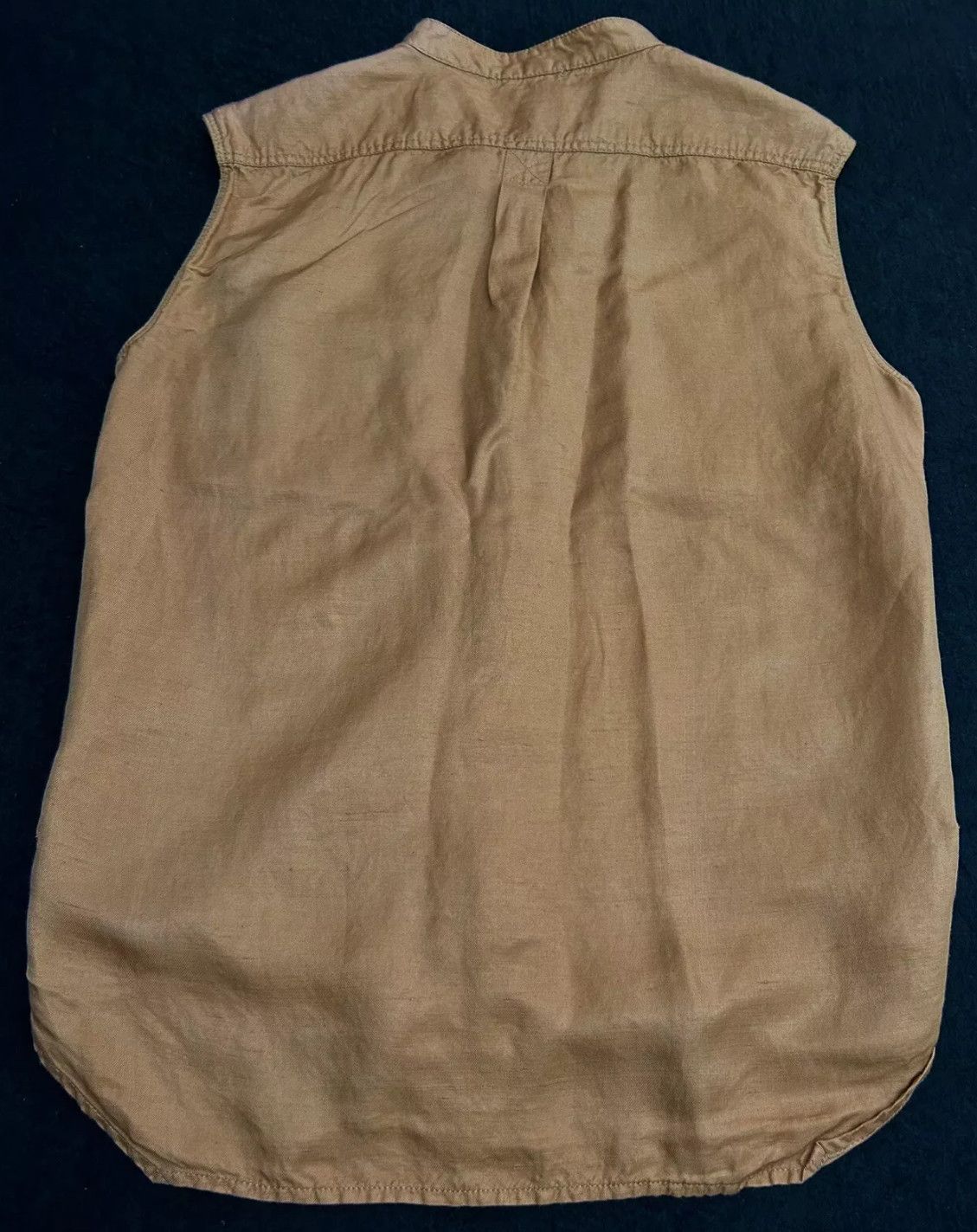 G-Star G-Star Raw Brown Pavan Slim Linen Vest S/less Tank Utility Size S / US 4 / IT 40 - 3 Thumbnail