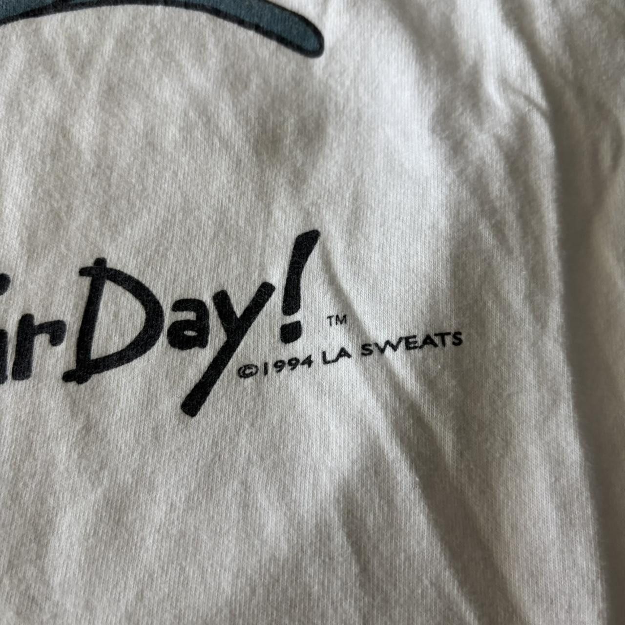 Vintage Crazy Vintage 90s White “Bad Hair Day” Fun Graphic Tee! Size XL Size US XL / EU 56 / 4 - 3 Thumbnail