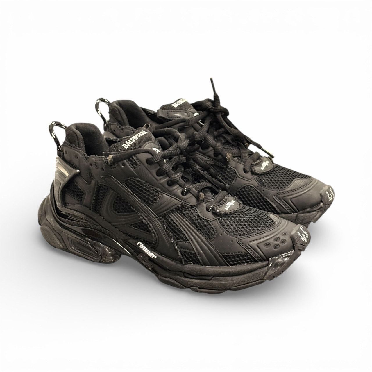 Balenciaga Balenciaga Runner Black Sneakers | Size 45EU(12US) Size US 12 / EU 45 - 1 Thumbnail