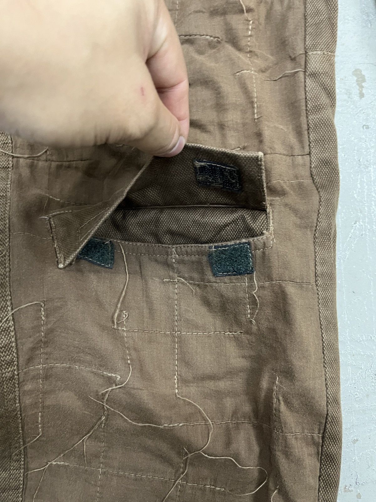 Greg Lauren In The Attic Bondage Cargo Hemp Patchwork Greg Lauren Style Size US 33 - 15 Thumbnail