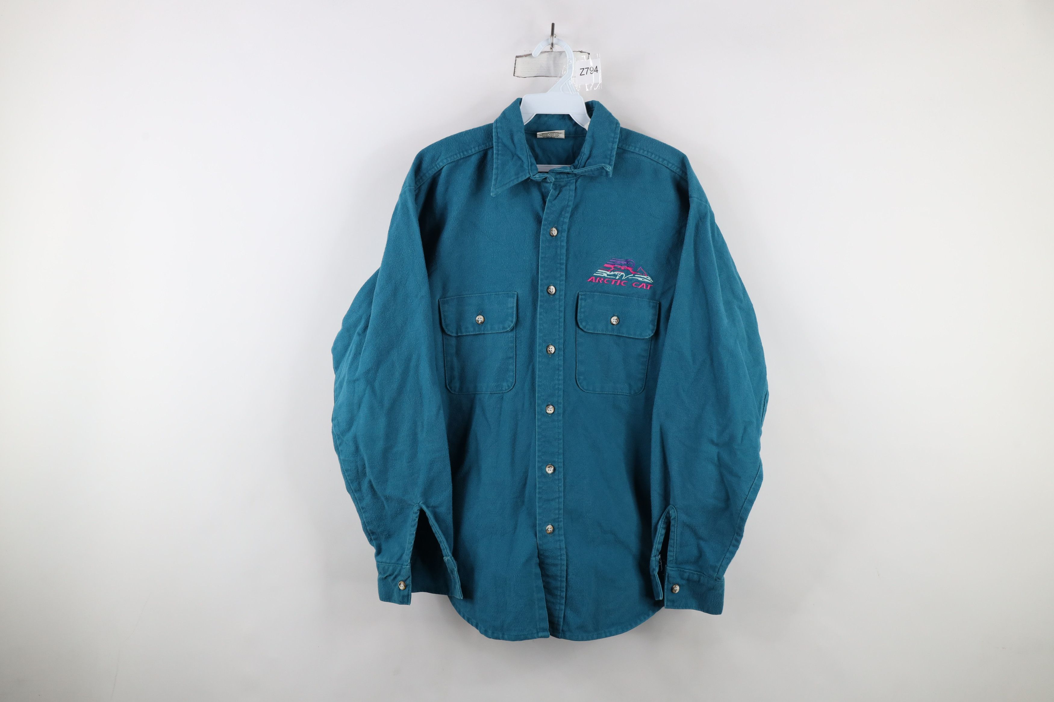 FiveBrother × Vintage Vintage 90s Five Brother x Arctic Snowmobile Button Shirt Size US L / EU 52-54 / 3 - 1 Thumbnail
