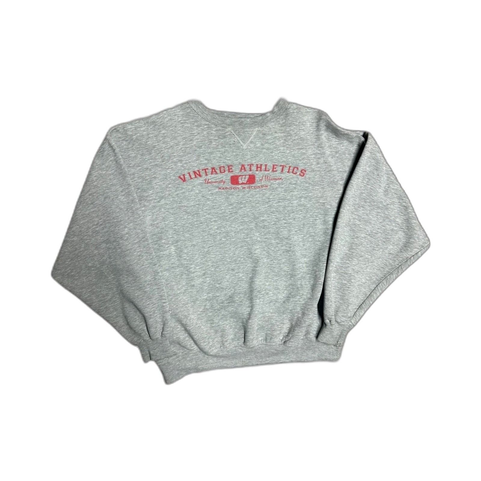 Vintage VTG USA Gear from Sports Big Cotton WISCONSIN Badgers RED Cr Size US XL / EU 56 / 4 - 1 Thumbnail