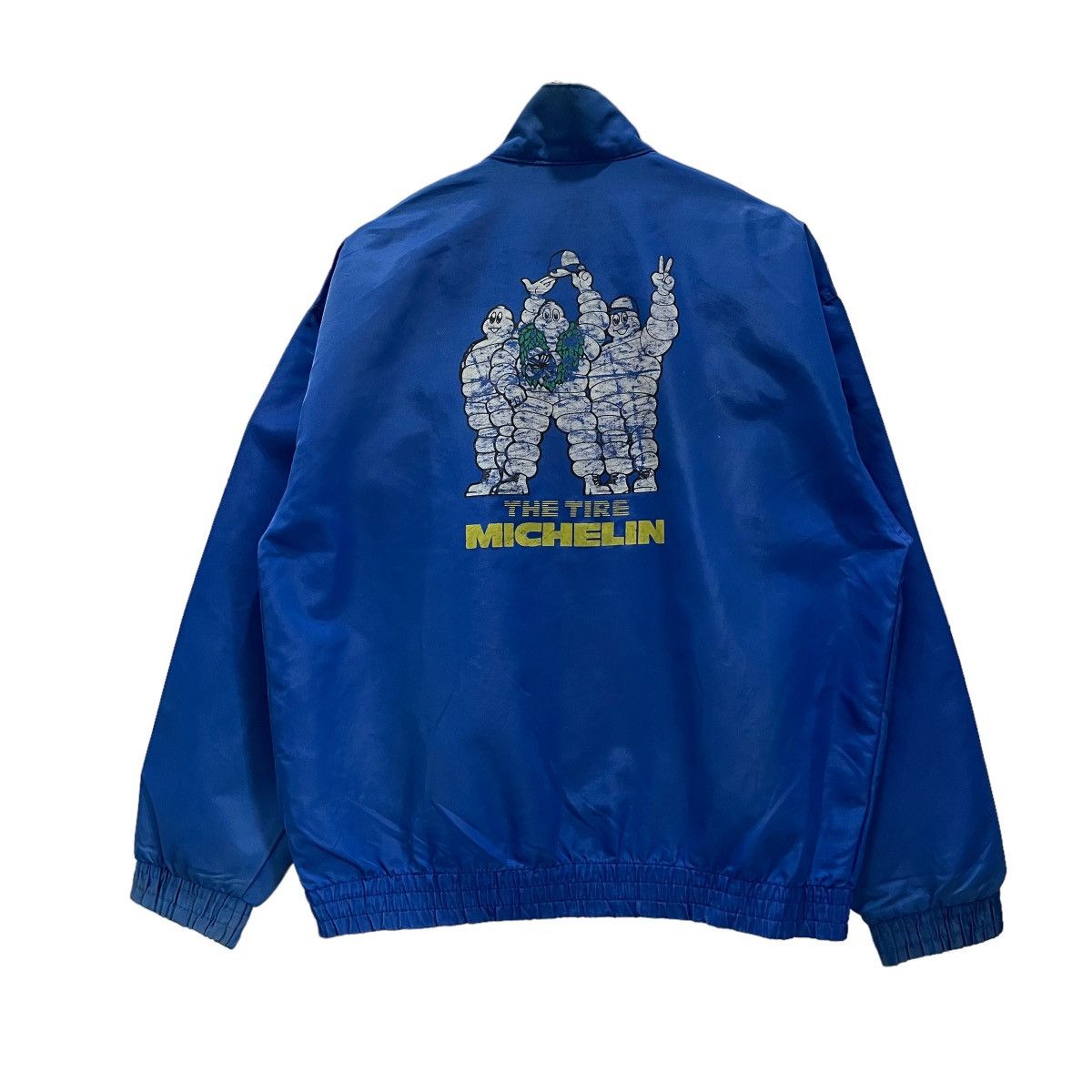 Vintage Vintage 90s Michelin Tire Zipper Jacket Size US L / EU 52-54 / 3 - 1 Thumbnail