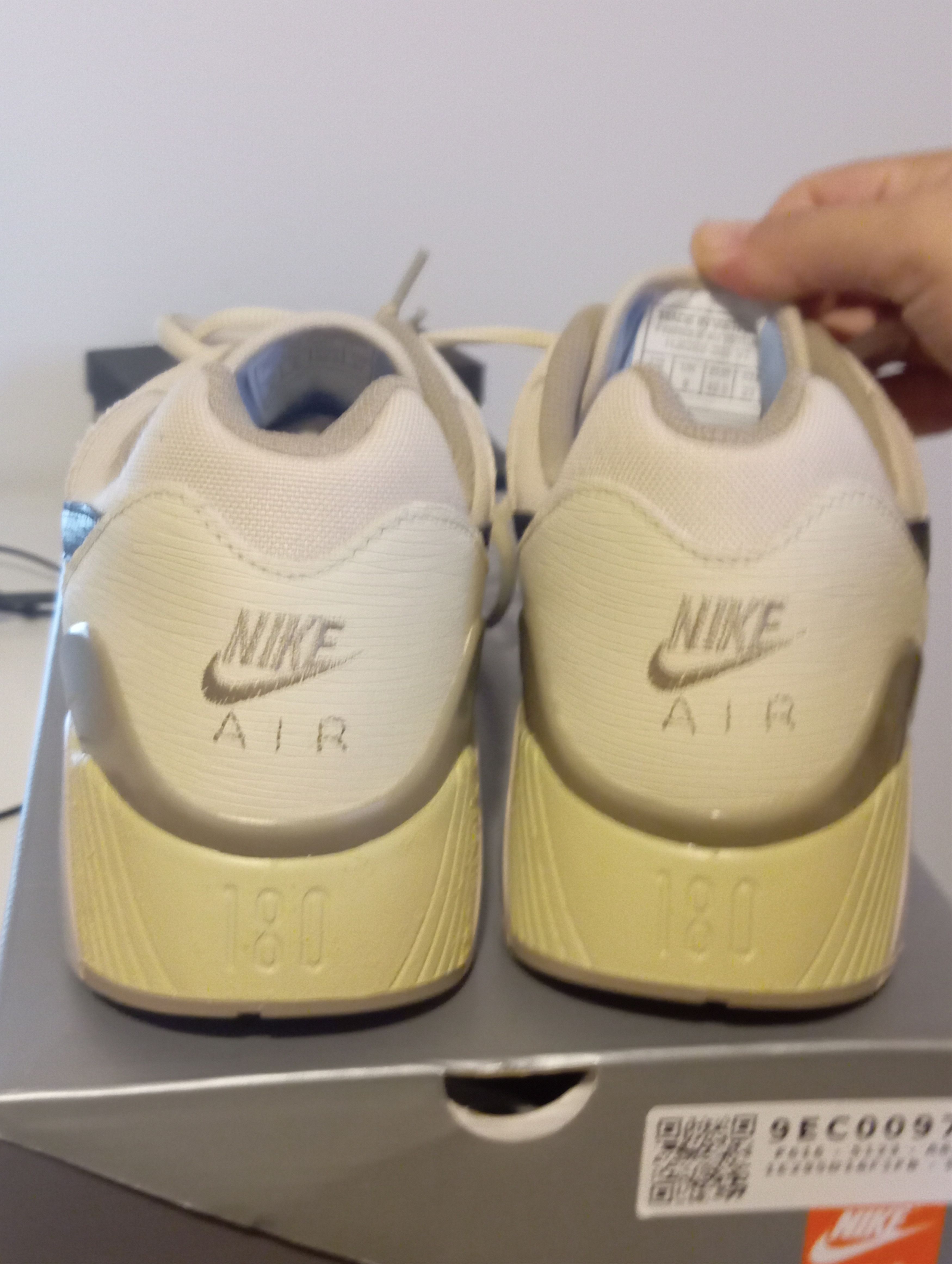 Nike Nike Air Max 180 - Light Khaki psychic blue Size US 9 / EU 42 - 4 Thumbnail