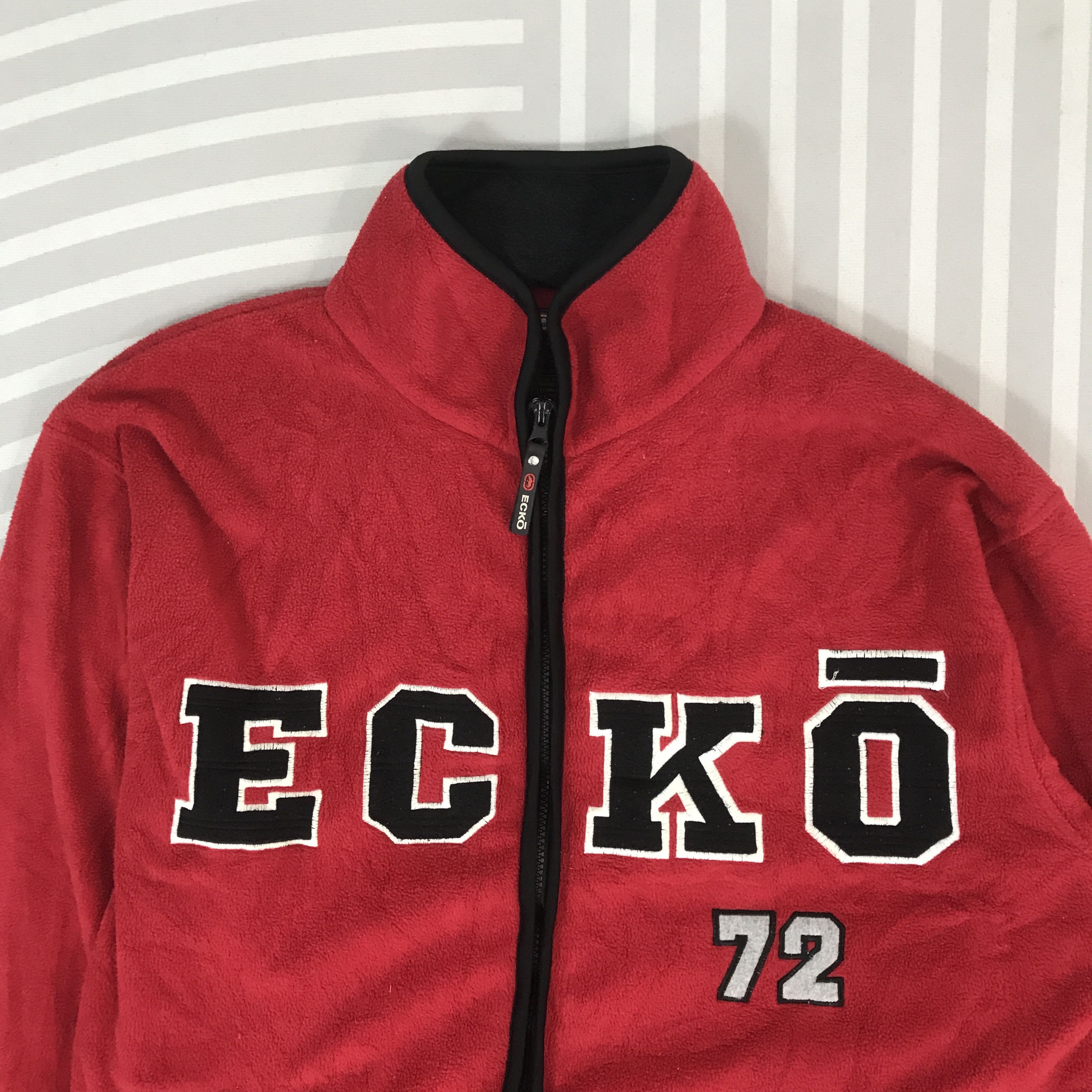 Ecko Unltd. Vintage Ecko Fleece Overlogo design Jacket Size US XL / EU 56 / 4 - 2 Thumbnail