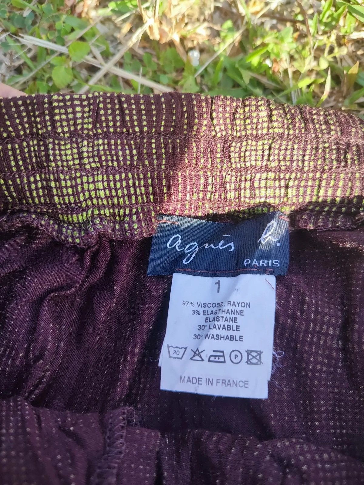 agnes b. Vintage Agnès b. Paris Bubble Hem Skirt – Made in France Size 24" / US 00 / IT 34 - 7 Thumbnail