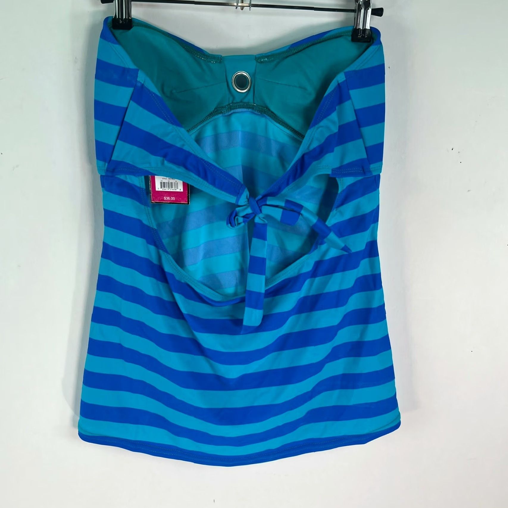 Vintage VINTAGE Candies Women's Bikini Top Tankini Padded Swimsuit Halter Strap Beach Blue XL Size XL / US 12-14 / IT 48-50 - 4 Thumbnail