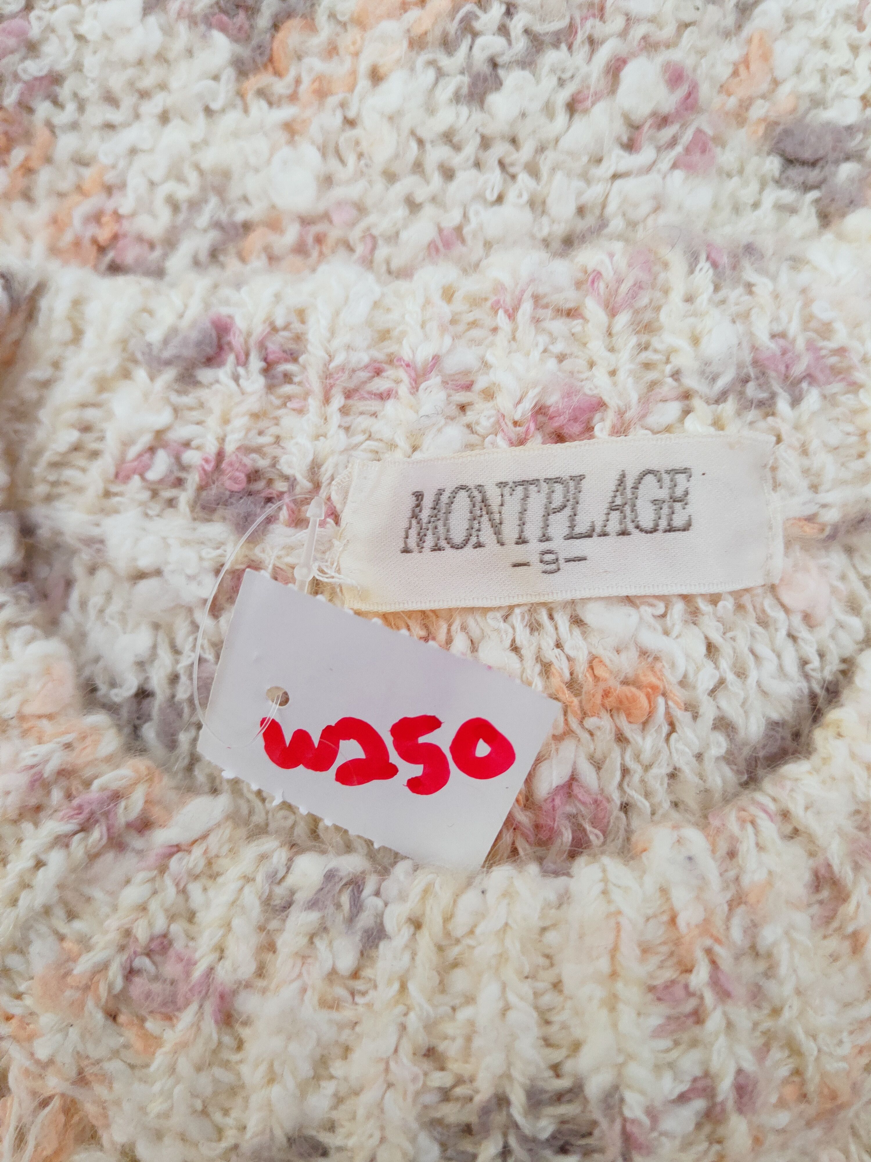Japanese Brand × Vintage Montplage Cream Knitwear Sweatshirts #W250 Size M / US 6-8 / IT 42-44 - 11 Thumbnail