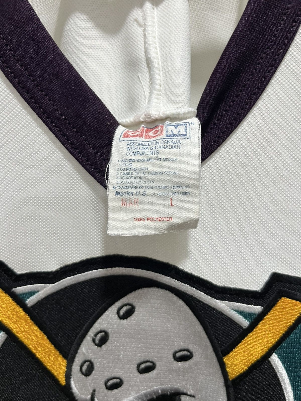 Vintage Vintage Mighty Duck Jersey Size US L / EU 52-54 / 3 - 4 Thumbnail