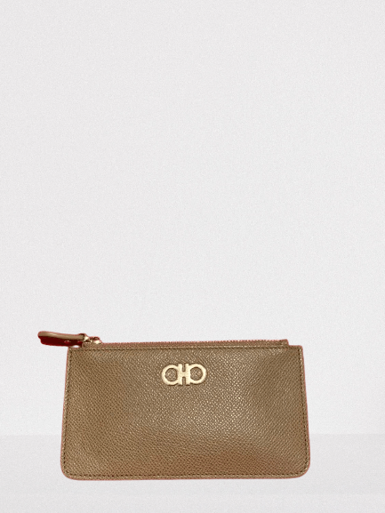 Salvatore Ferragamo o1s1rm0924 Size: OS / Leather Wallet in Brown Size ONE SIZE - 1 Thumbnail