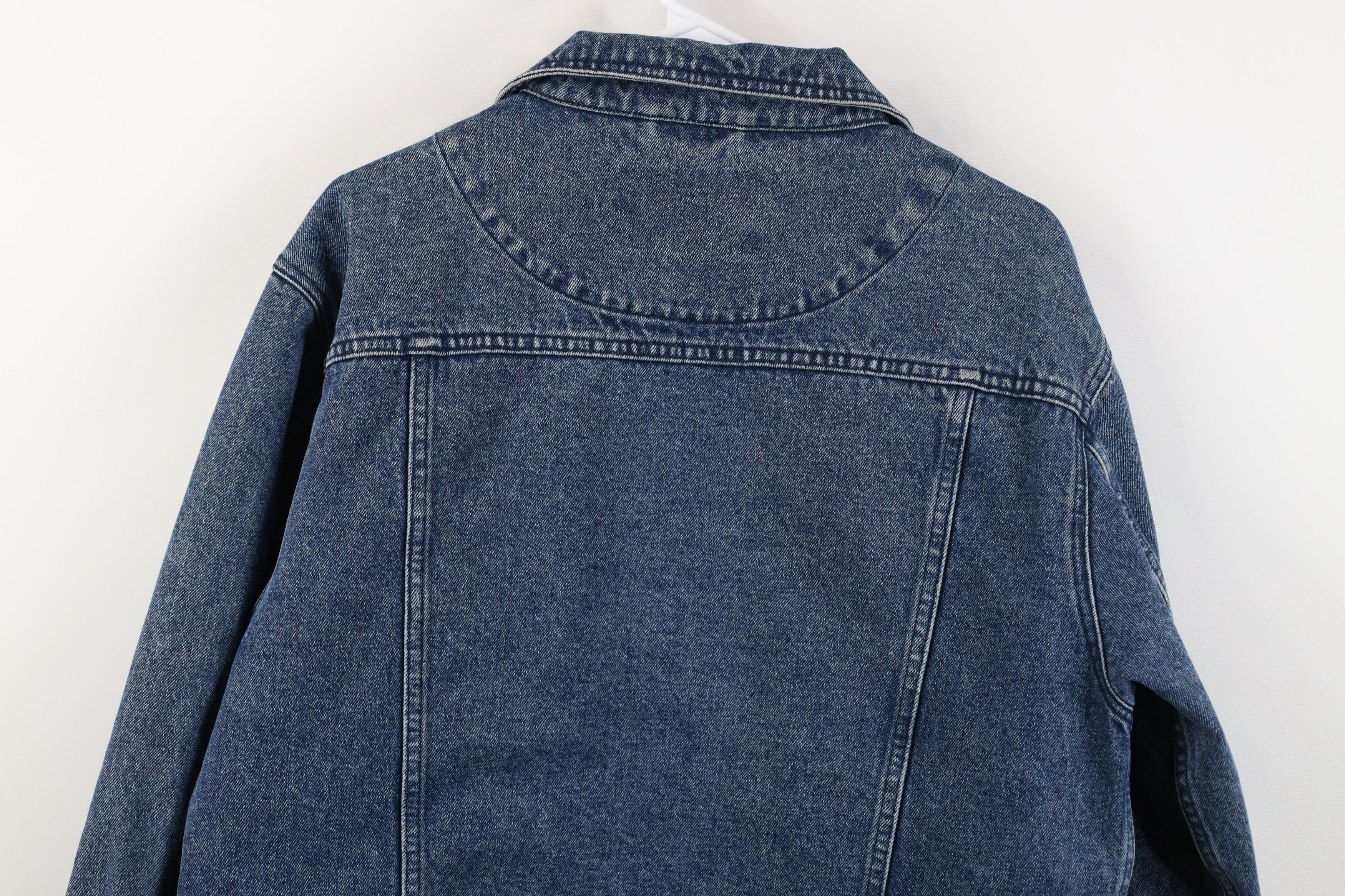 Cabelas Vintage 90s Cabelas Denim Jean Trucker Jacket Blue Cotton Size L / US 10 / IT 46 - 13 Thumbnail