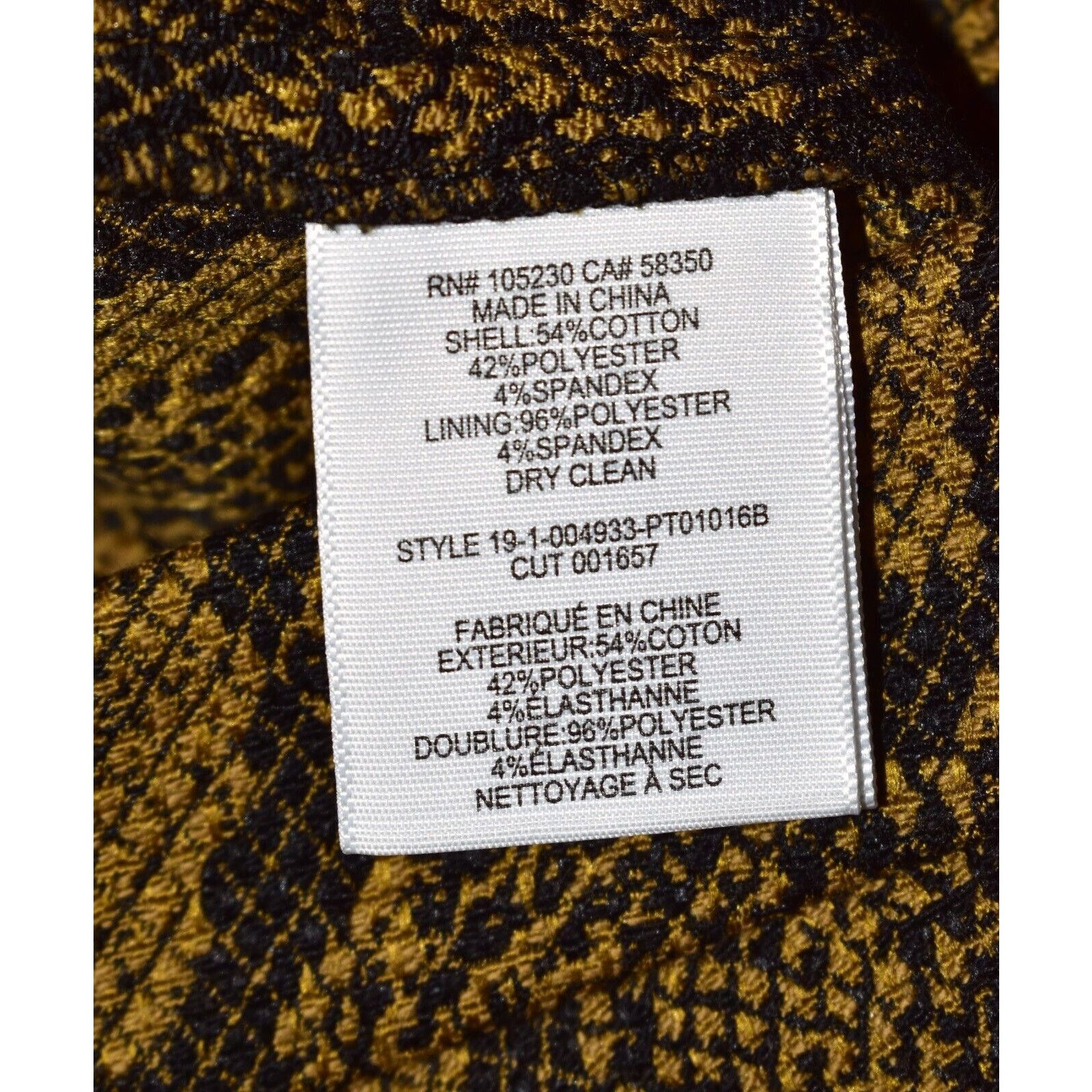 Joie NWT JOIE Marcena Snake Print Jacquard Cropped Pants 0 $228 Size 25" / US 0 / IT 36 - 6 Thumbnail