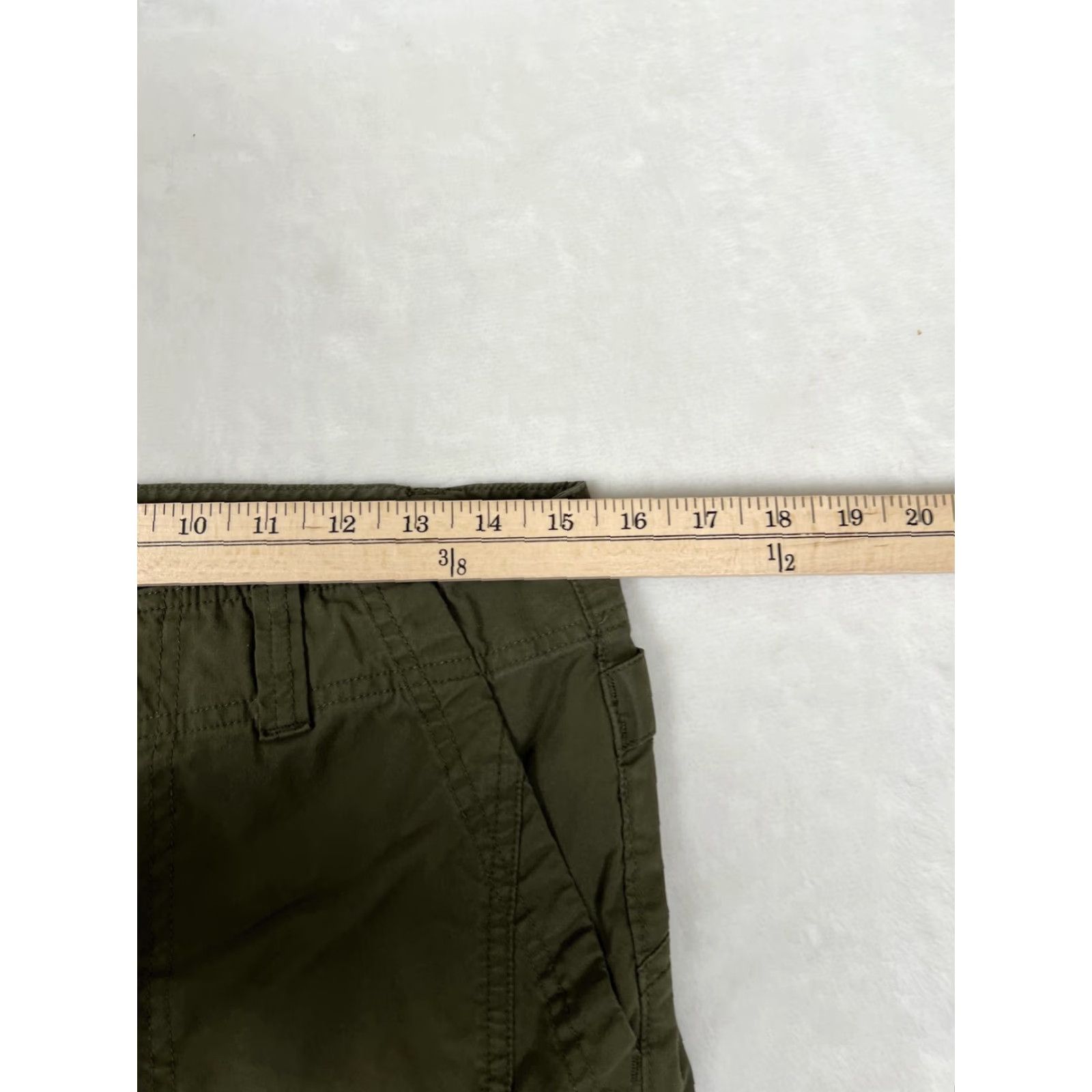 Prana prAna Pants Womens 8 Green Straight Leg Lightweight Twill Travel Hiking Outdoor Size 30" / US 8 / IT 44 - 3 Thumbnail