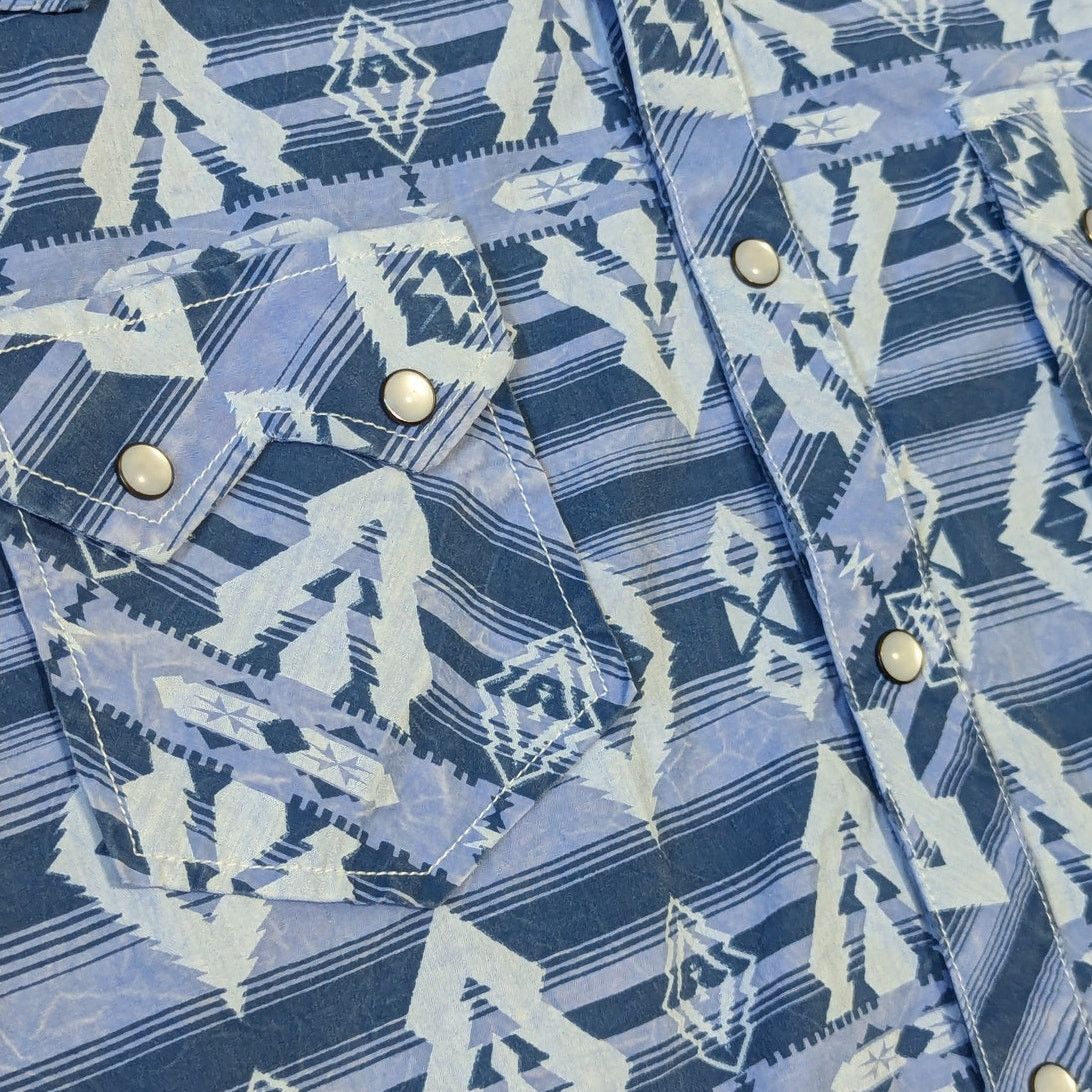 Vintage Vintage Western Snap Button Down Shirt Southwestern Cowboy Size US XL / EU 56 / 4 - 5 Thumbnail