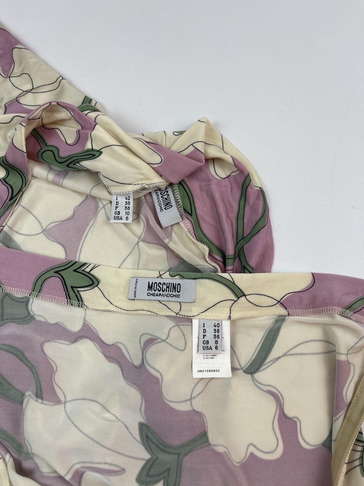 Moschino × Vintage Moschino Cheap and Chic Set Blouse + Skirt Size M / US 6-8 / IT 42-44 - 10 Thumbnail