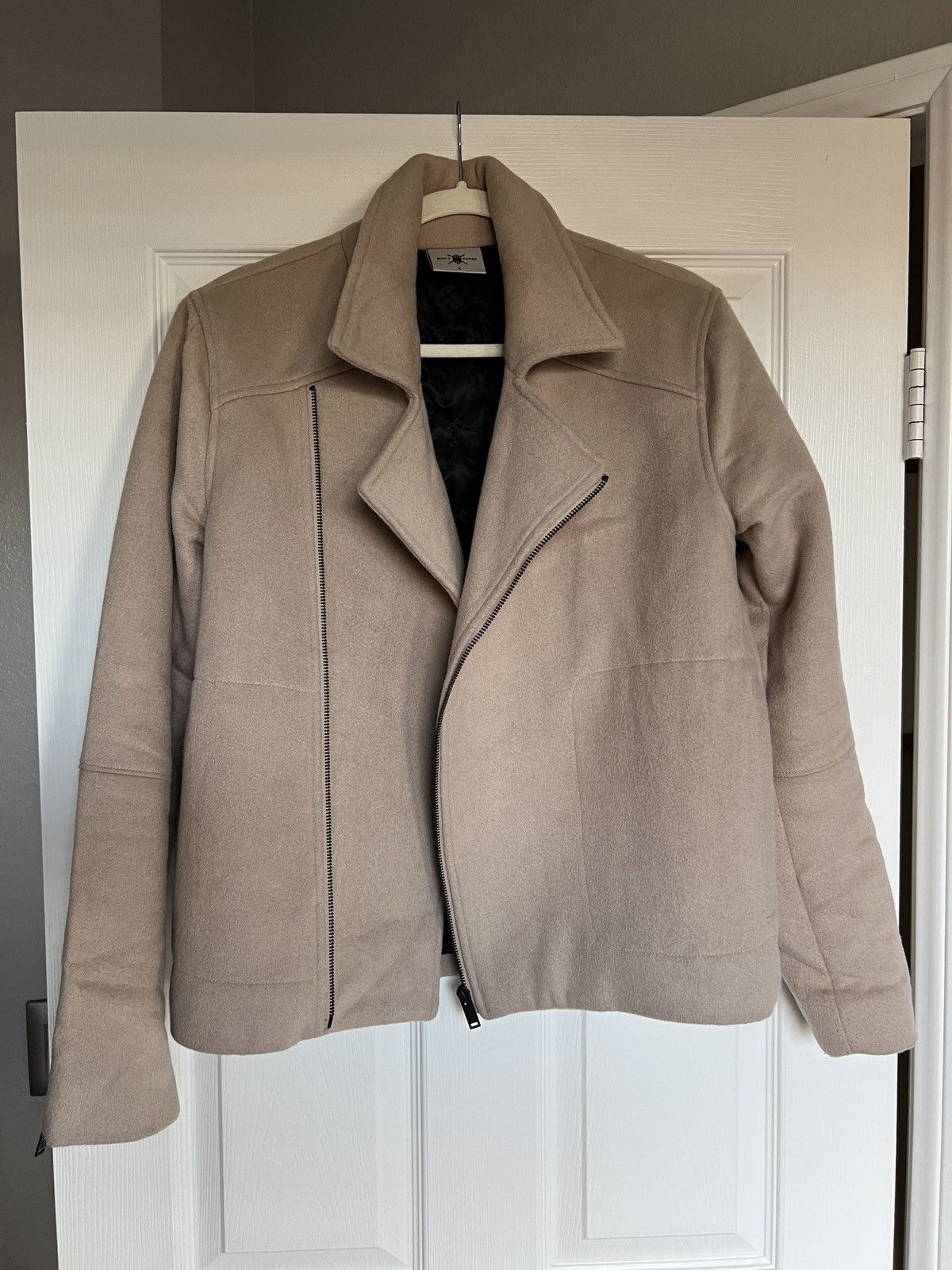 Daily Paper Daily Paper FW17 Wool Blend Zip Biker Jacket Size US M / EU 48-50 / 2 - 1 Thumbnail