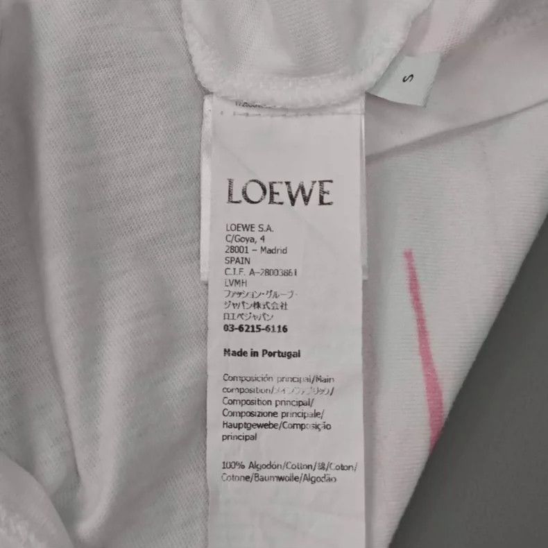 Loewe loewe white short sleeves 2504-Nextarrow Size US S / EU 44-46 / 1 - 6 Thumbnail