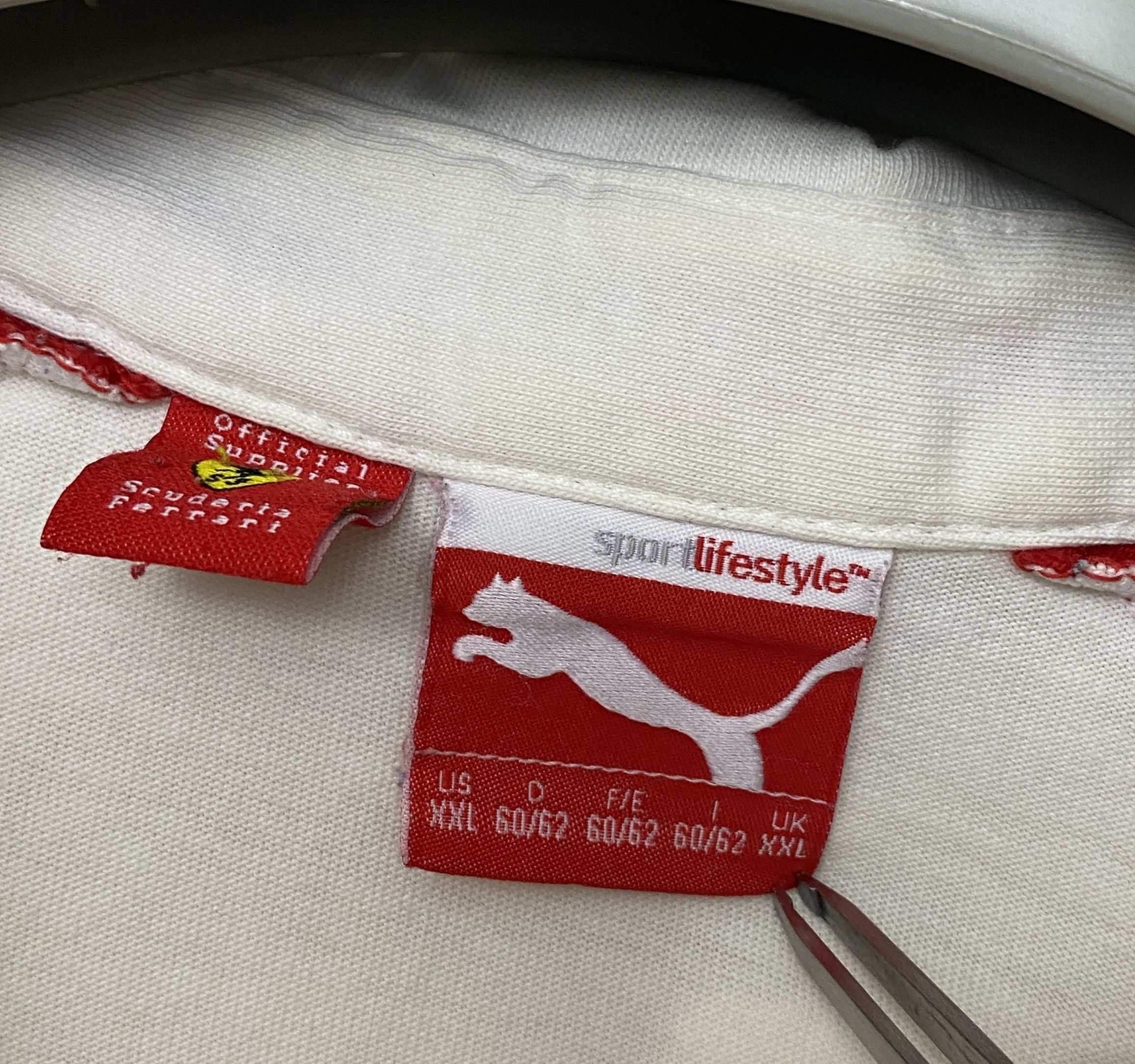 Ferrari × Puma Ferrari Puma Racing Polo Shirt White/Red Santander Size XXL Size US XXL / EU 58 / 5 - 7 Thumbnail