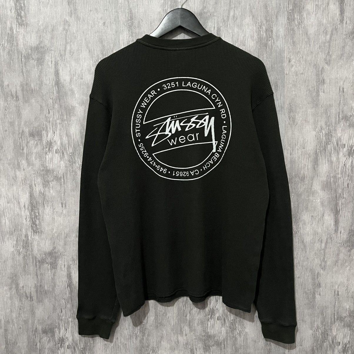 Stussy Stussy Stock logo thermal longsleeve shirt Size US M / EU 48-50 / 2 - 2 Thumbnail